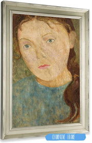 Girl With A Red Plait by Tadeusz Makowski Posters, Prints, & Visual Artwork