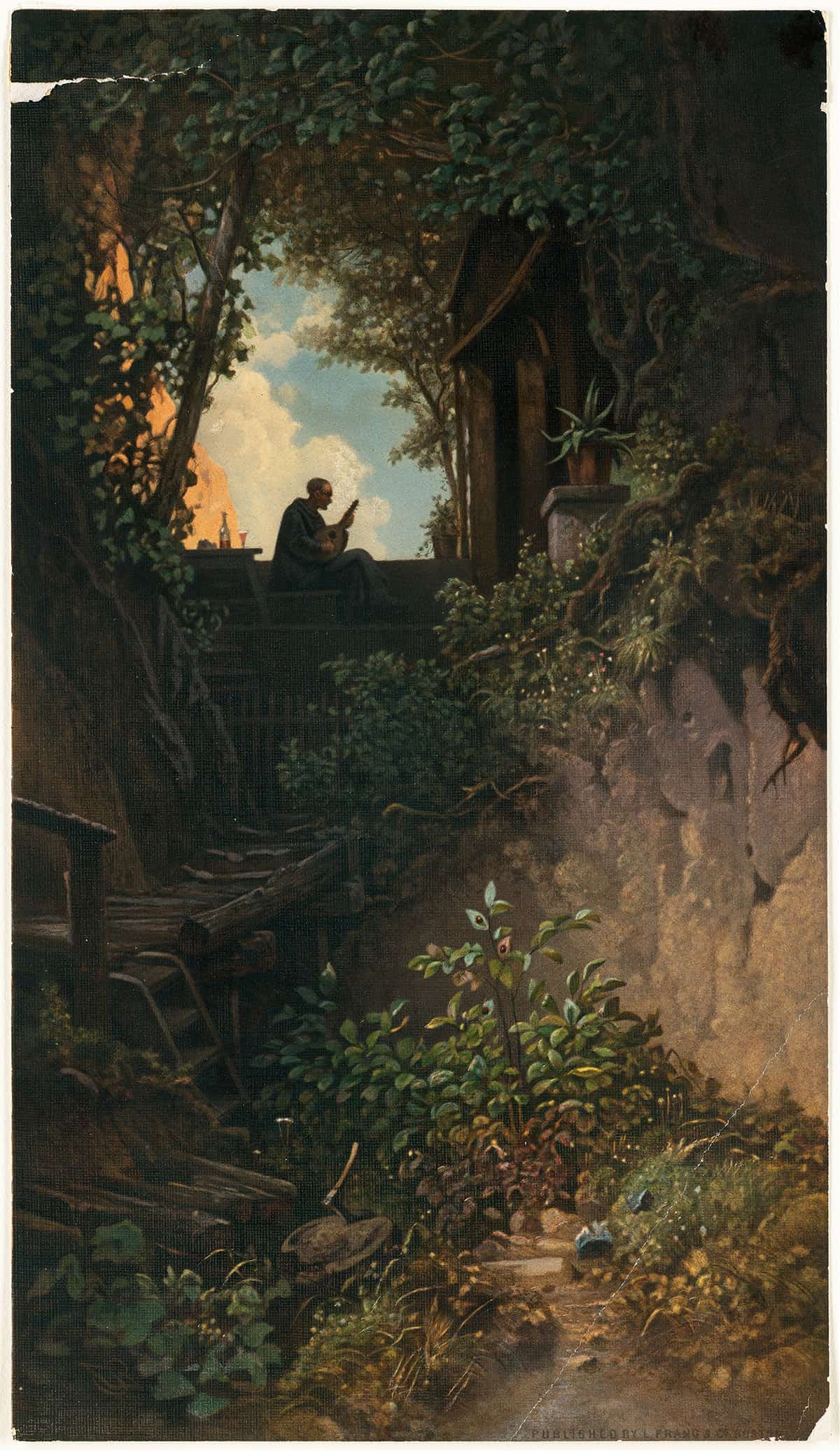 Golden Evening   by Carl Spitzweg Posters, Prints, & Visual Artwork