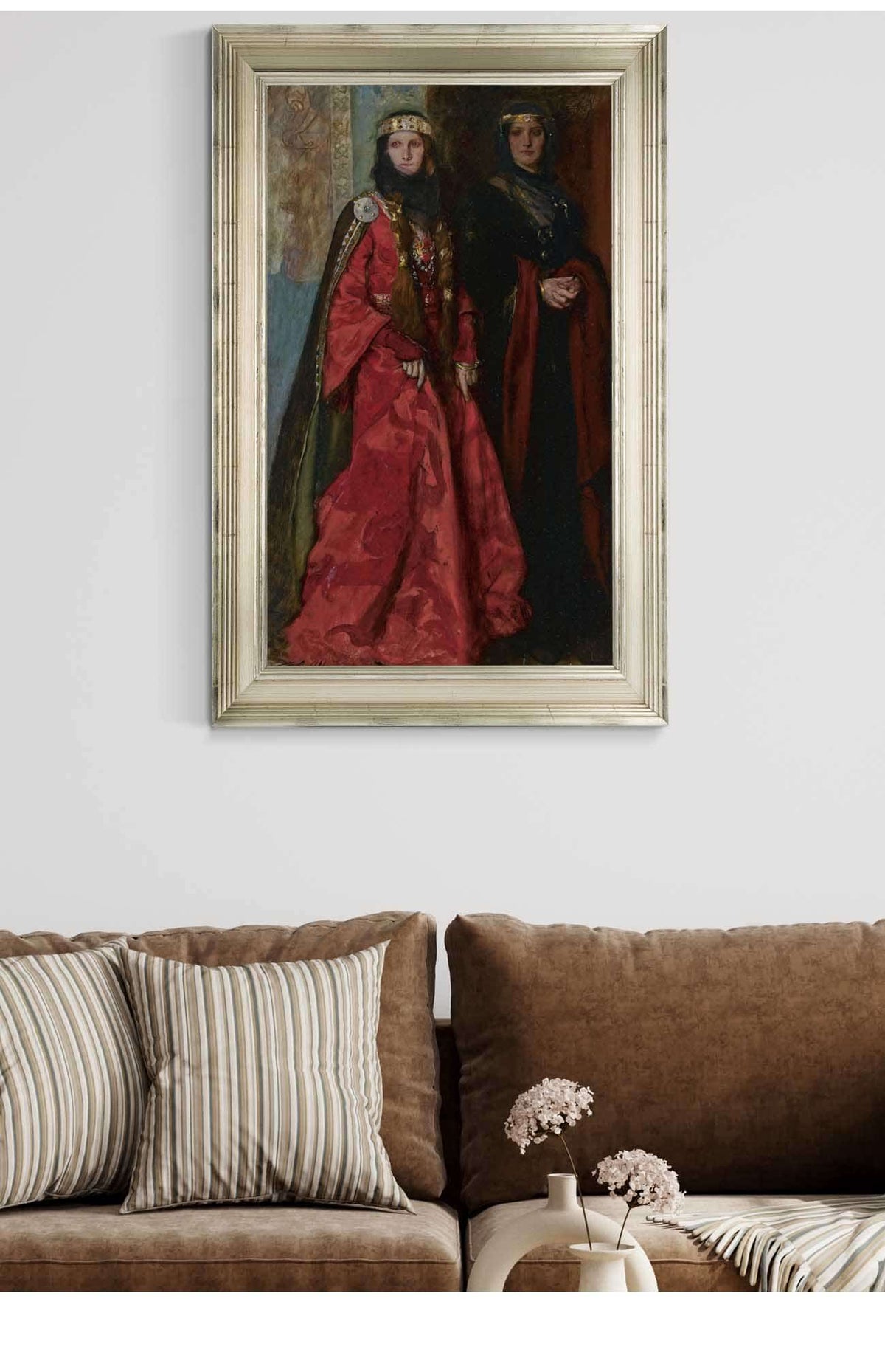 Goneril And Regan King Lear Act I Scene I by Edwin Austin Abbey Posters, Prints, & Visual Artwork