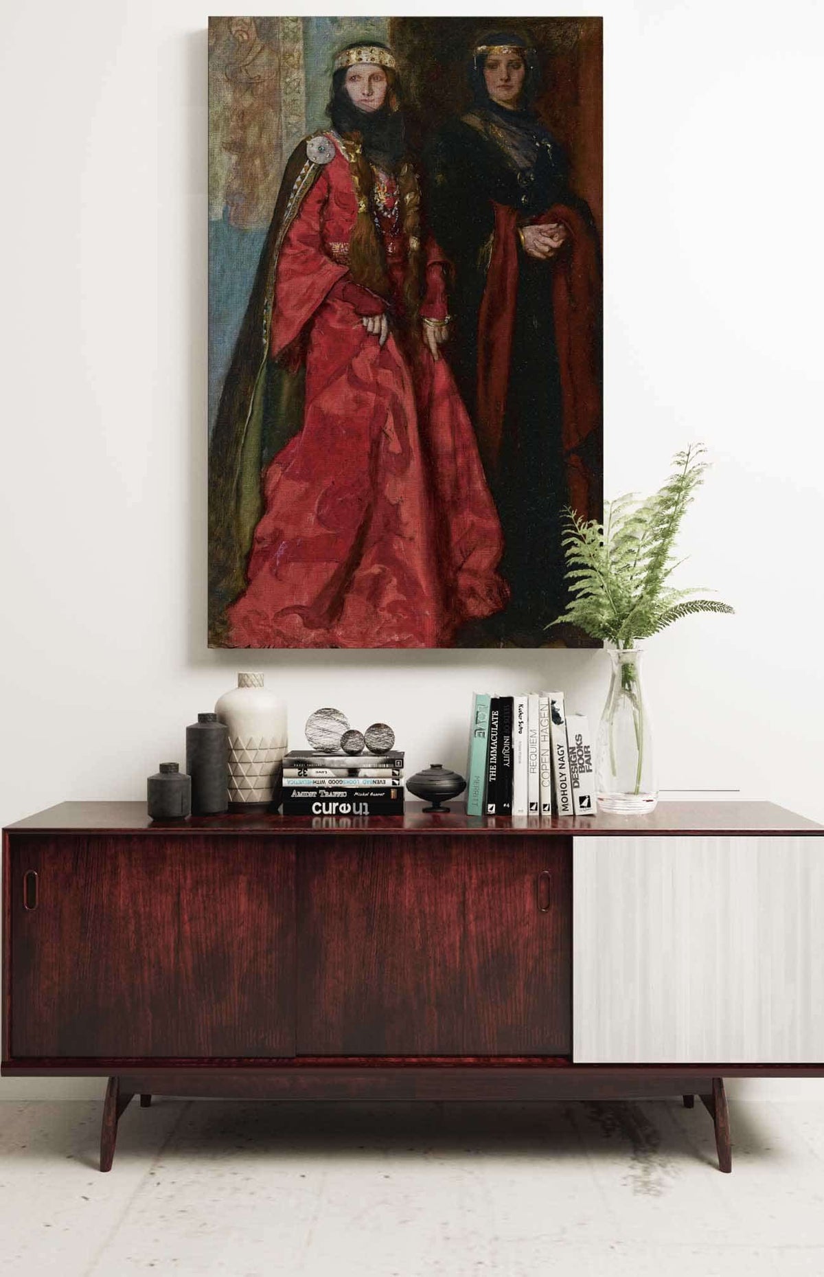 Goneril And Regan King Lear Act I Scene I by Edwin Austin Abbey Posters, Prints, & Visual Artwork