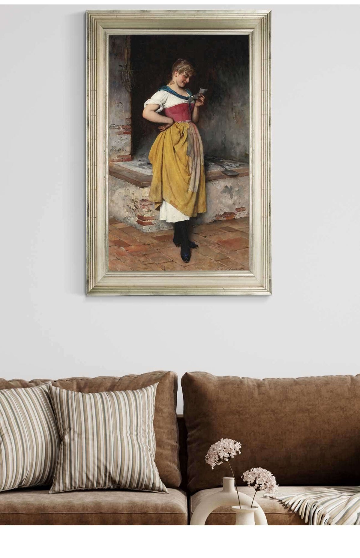 Good News by Eugen Von Blaas Posters, Prints, & Visual Artwork