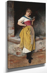 Good News by Eugen Von Blaas Posters, Prints, & Visual Artwork