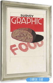 Graphic Design For Cover Of Survey Graphic Magazine Food by Winold Reiss Posters, Prints, & Visual Artwork