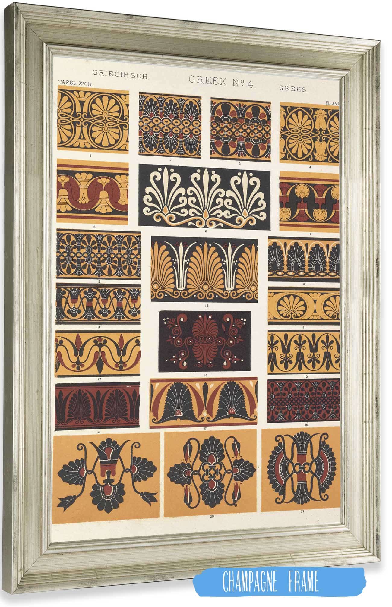 Greek No  by Owen Jones Posters, Prints, & Visual Artwork