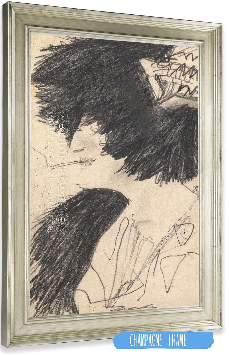 Grete Wolf by Egon Schiele Posters, Prints, & Visual Artwork