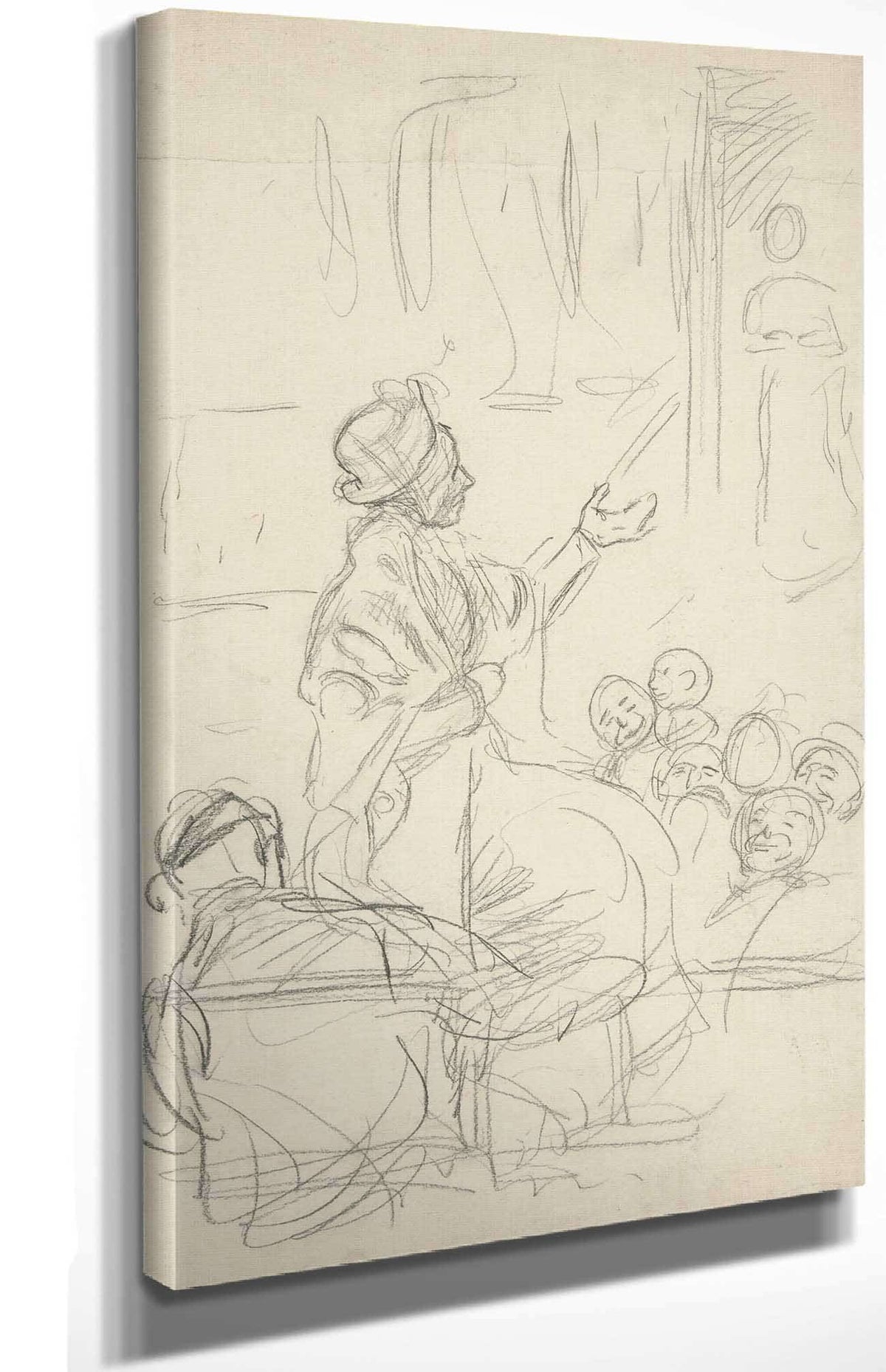 Group Of Figures by Edwin Austin Abbey Posters, Prints, & Visual Artwork