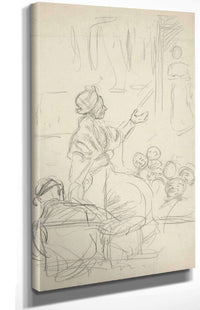 Group Of Figures by Edwin Austin Abbey Posters, Prints, & Visual Artwork