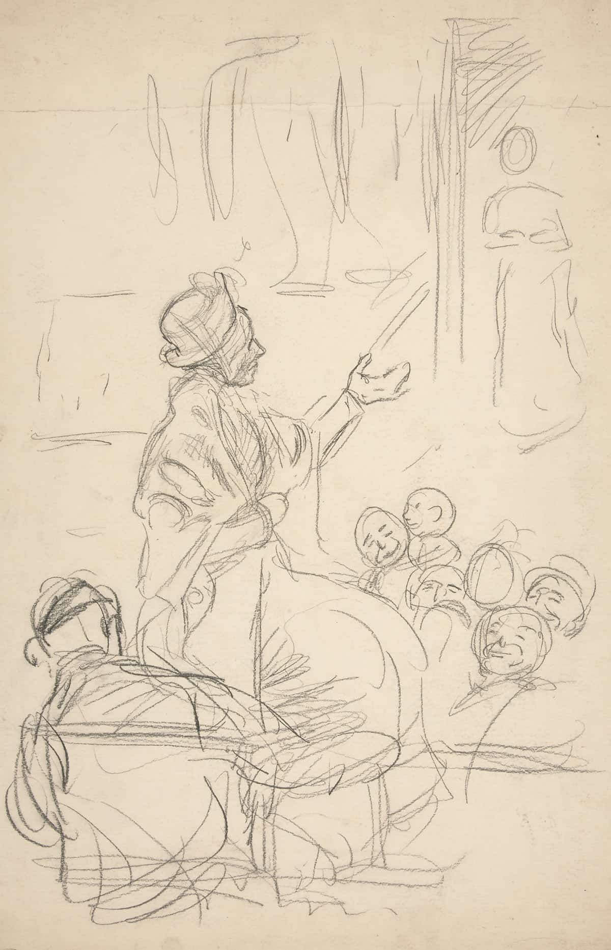 Group Of Figures by Edwin Austin Abbey Posters, Prints, & Visual Artwork