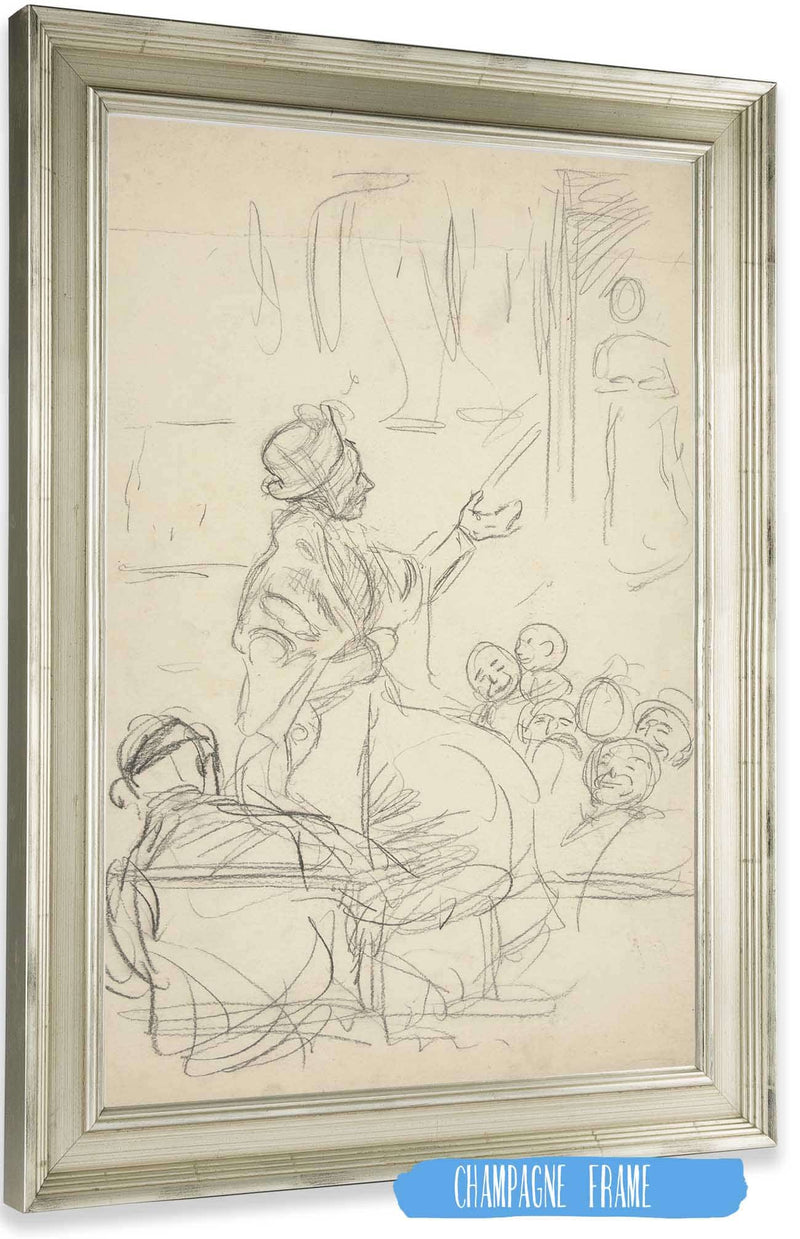 Group Of Figures by Edwin Austin Abbey Posters, Prints, & Visual Artwork