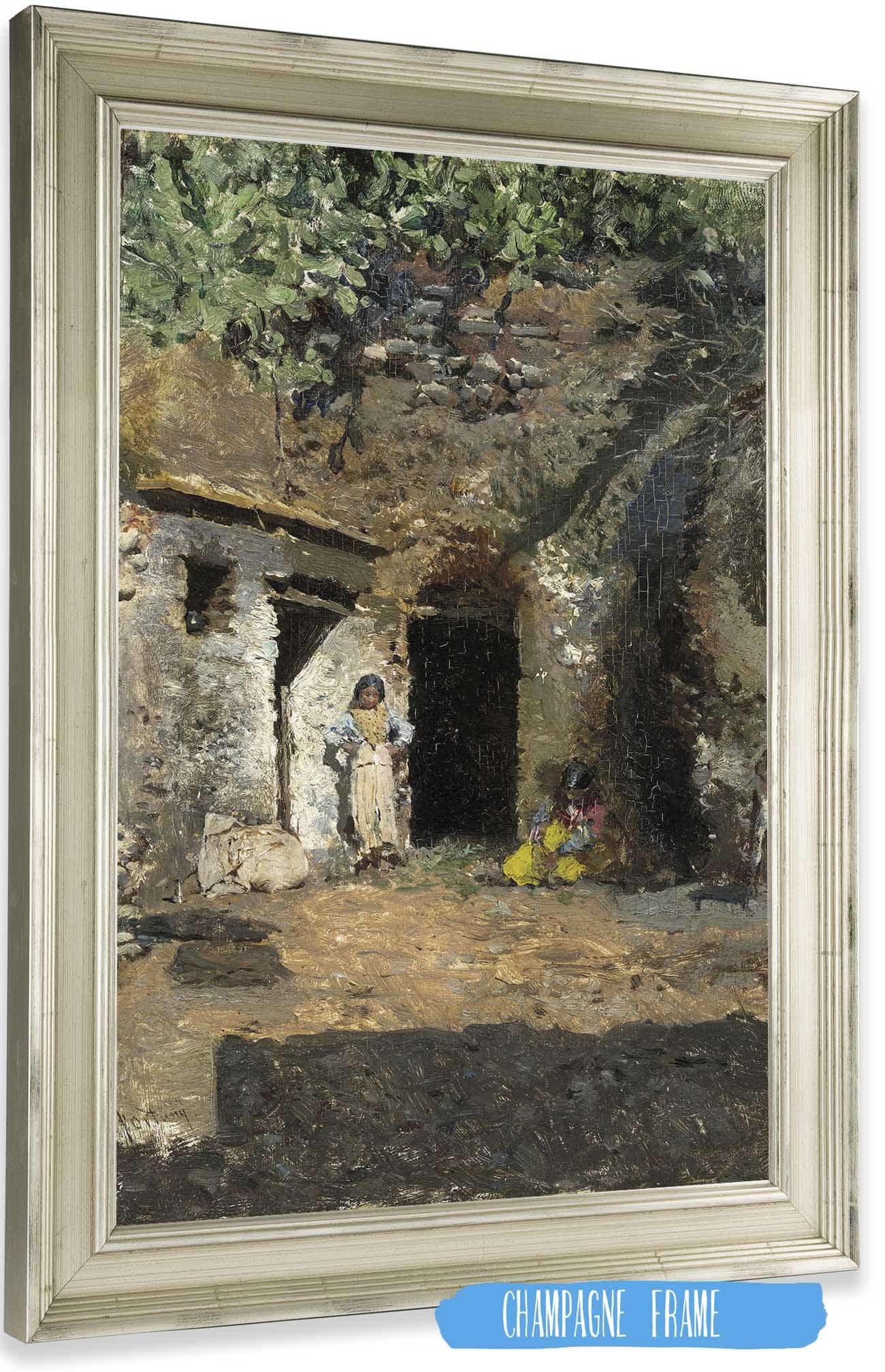 Gypsy Cavesgranada by Mariano Fortuny Marsal Posters, Prints, & Visual Artwork