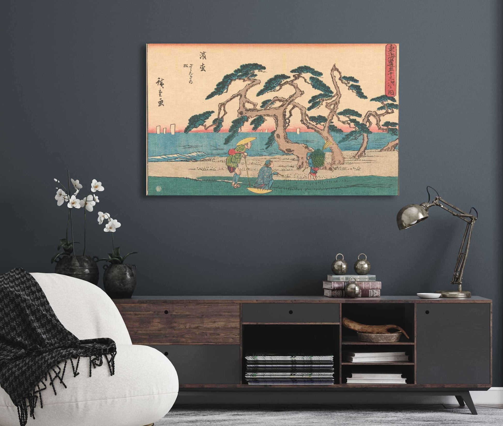 Hamamatsu   by Ando Hiroshige Posters, Prints, & Visual Artwork