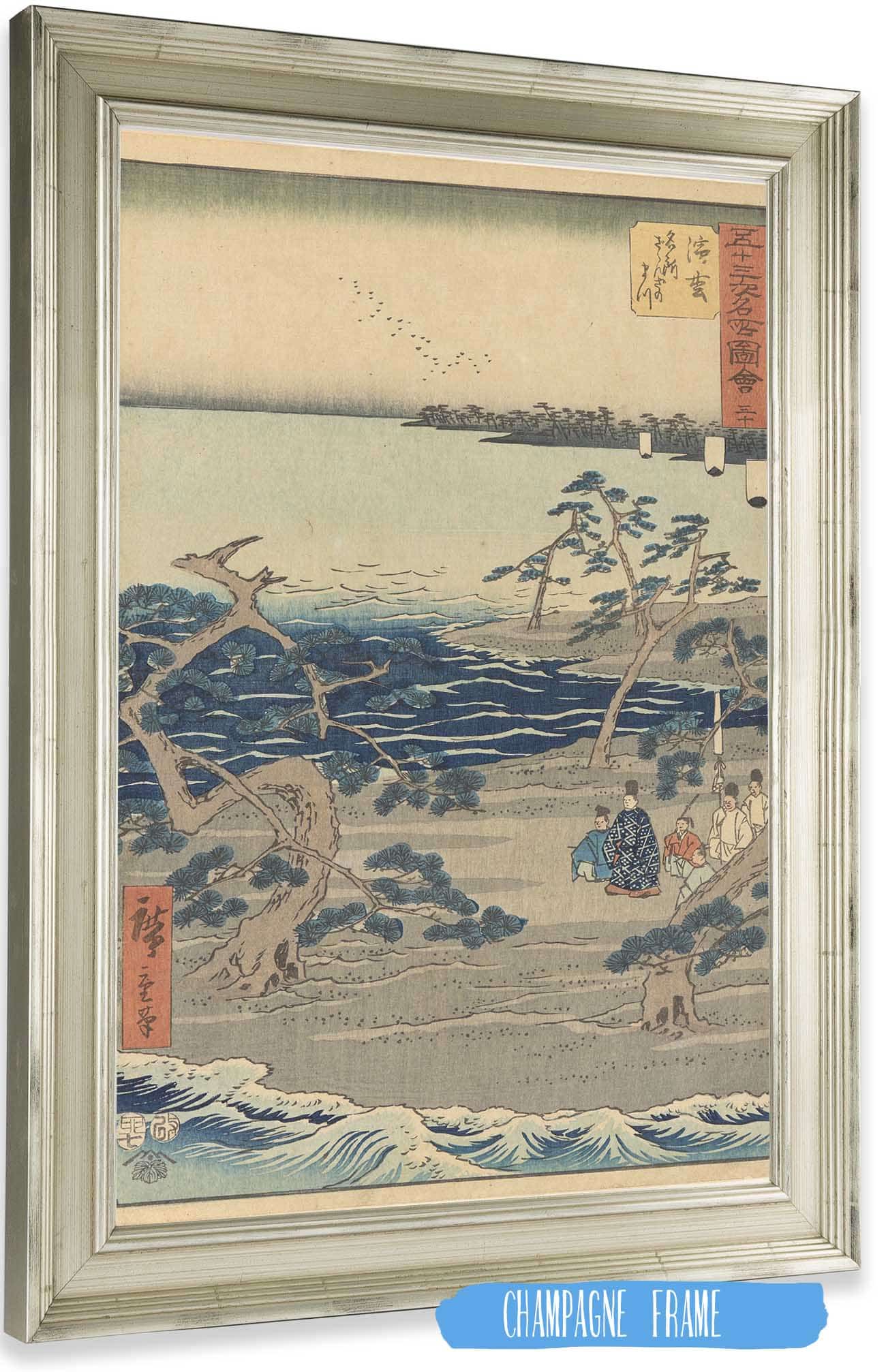 Hamamatsu   by Ando Hiroshige Posters, Prints, & Visual Artwork