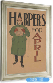 Harpers April  by Edward Penfield Posters, Prints, & Visual Artwork