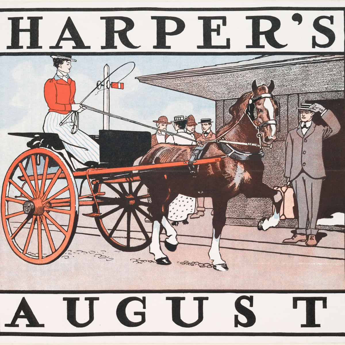 Harpers August by Edward Penfield Posters, Prints, & Visual Artwork