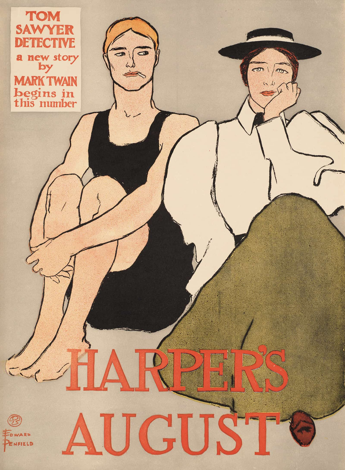 Harpers August by Edward Penfield Posters, Prints, & Visual Artwork
