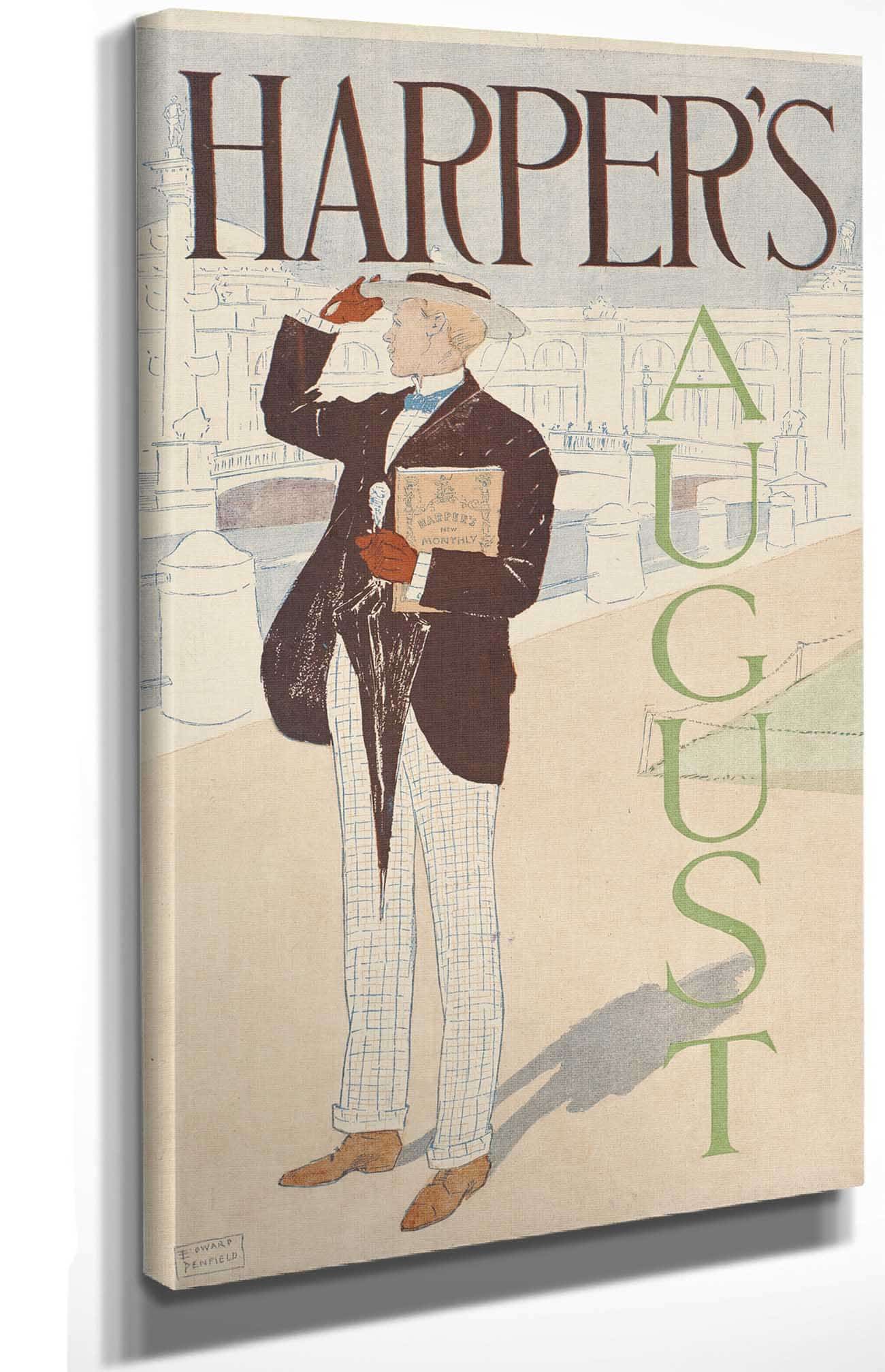 Harpers August by Edward Penfield Posters, Prints, & Visual Artwork