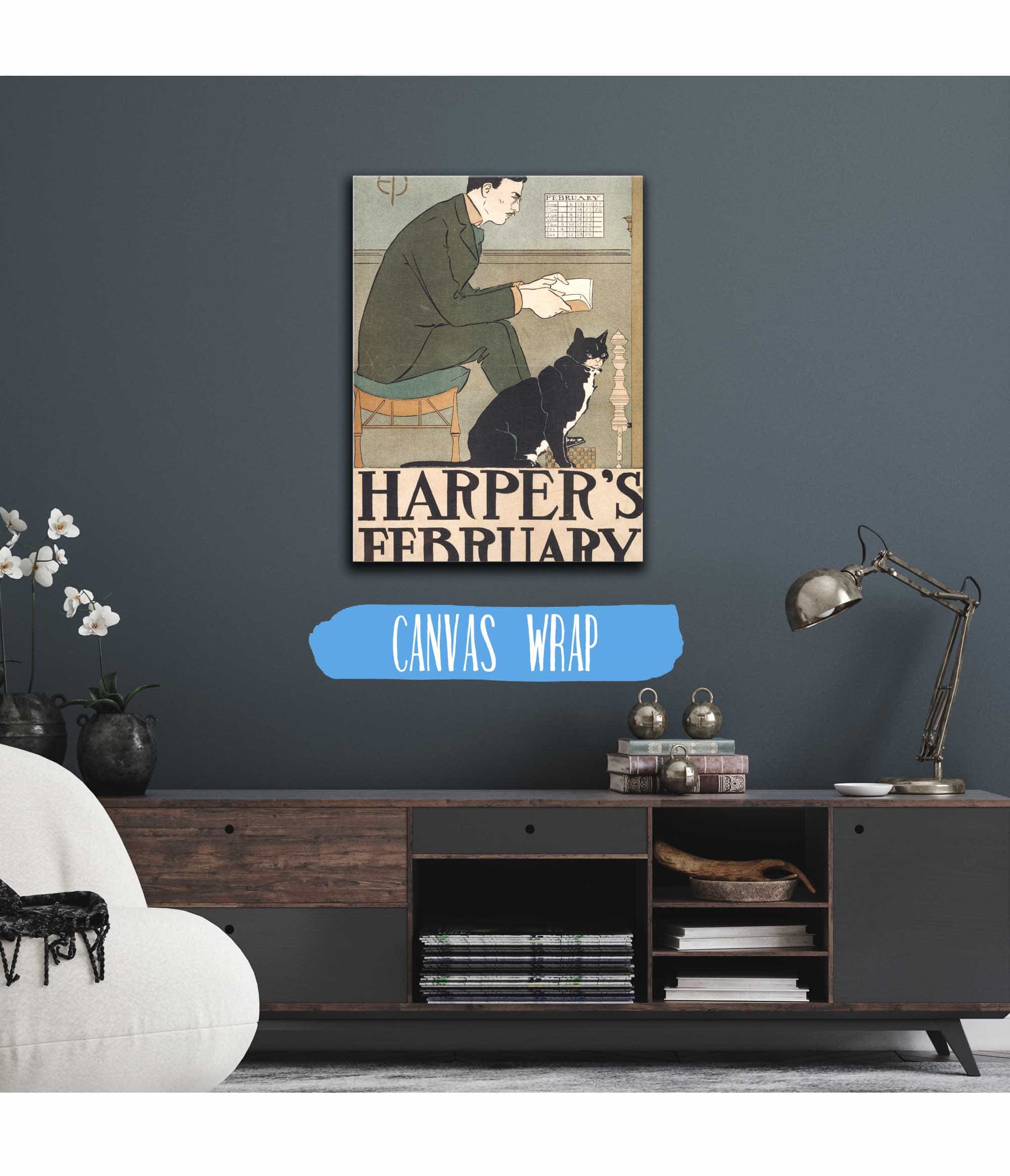Harpers February  by Edward Penfield Posters, Prints, & Visual Artwork
