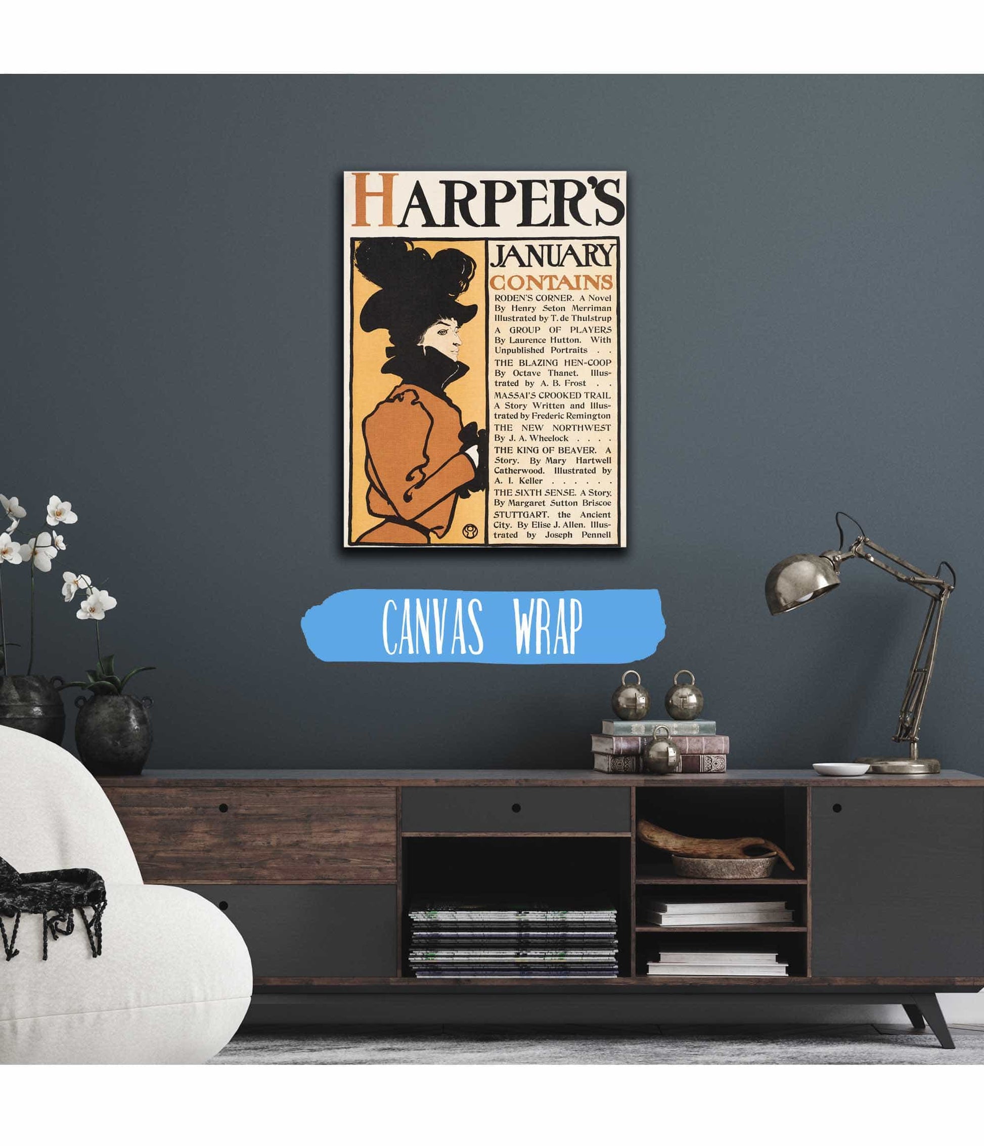 Harpers January by Edward Penfield Posters, Prints, & Visual Artwork