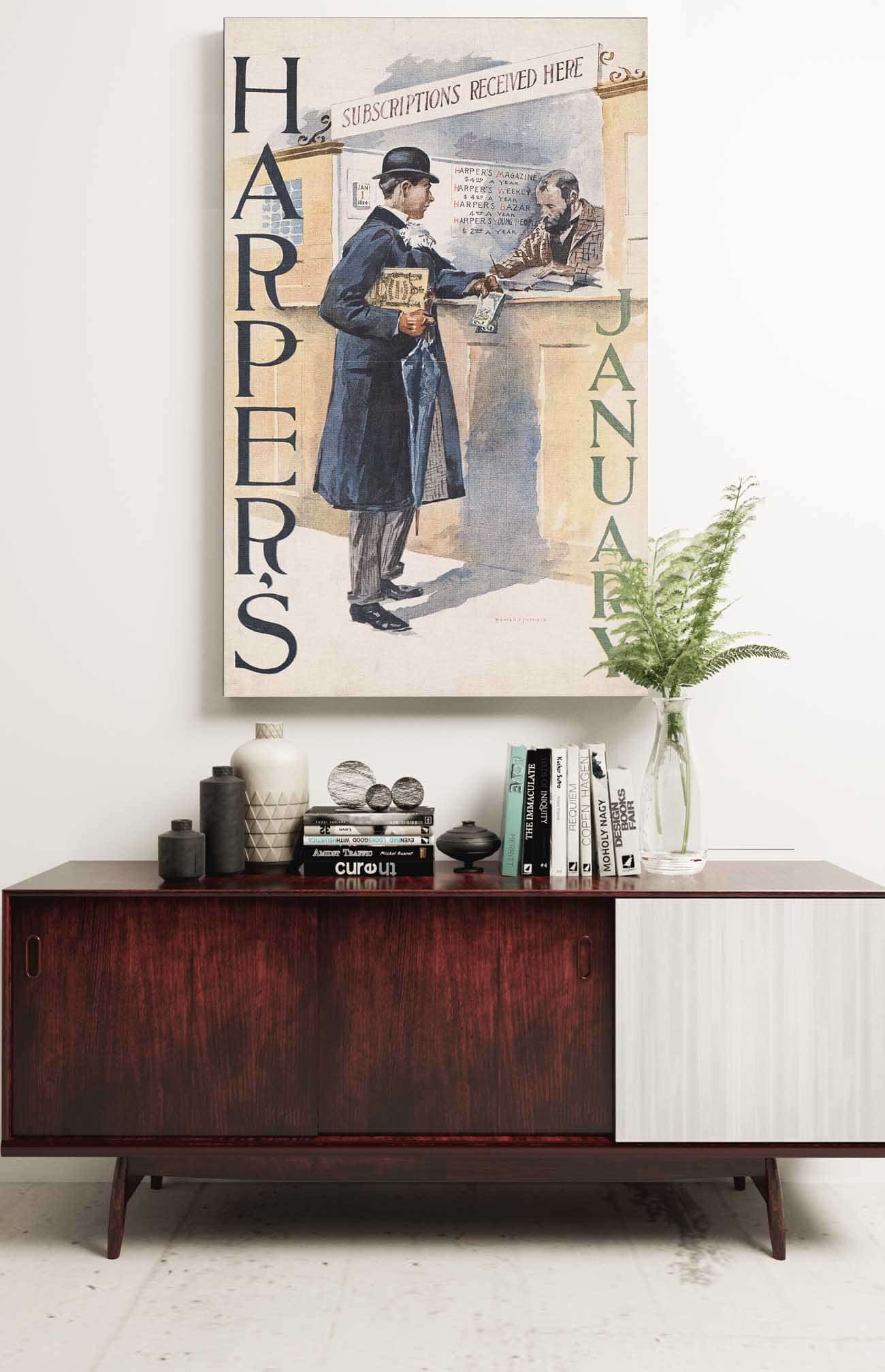 Harpers January by Edward Penfield Posters, Prints, & Visual Artwork