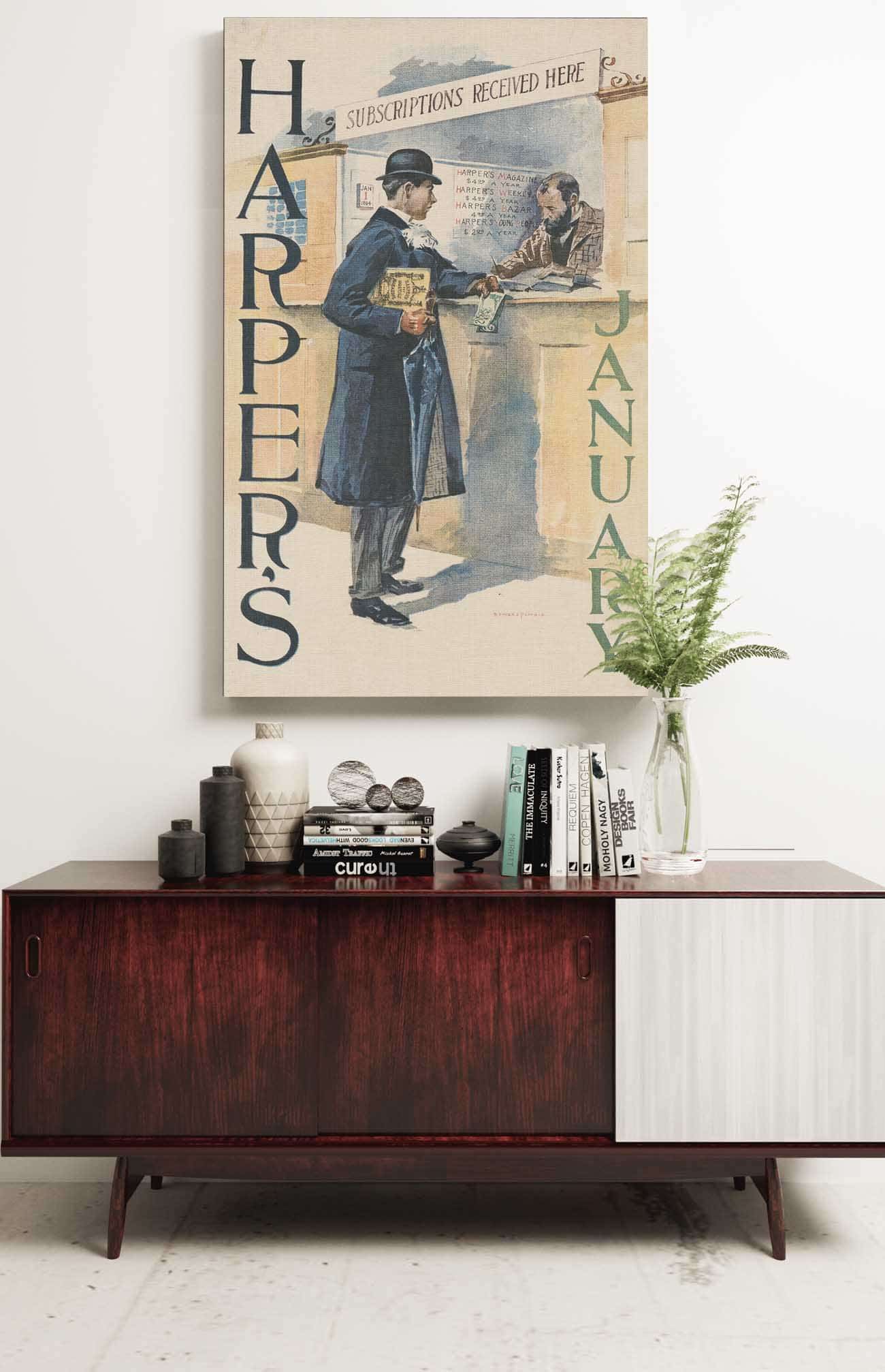 Harpers January by Edward Penfield Posters, Prints, & Visual Artwork