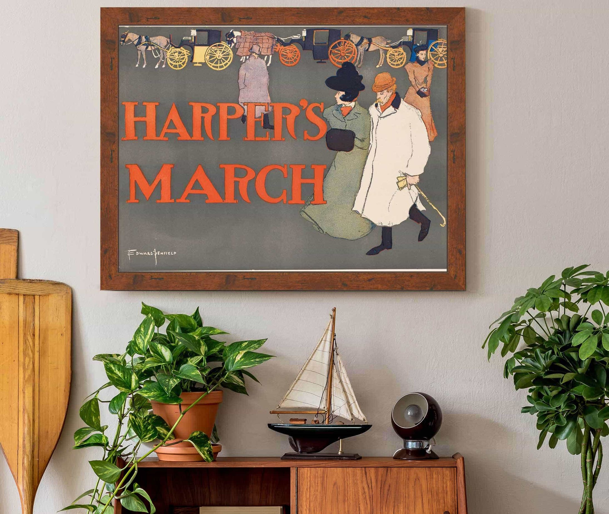 Harpers March by Edward Penfield Posters, Prints, & Visual Artwork