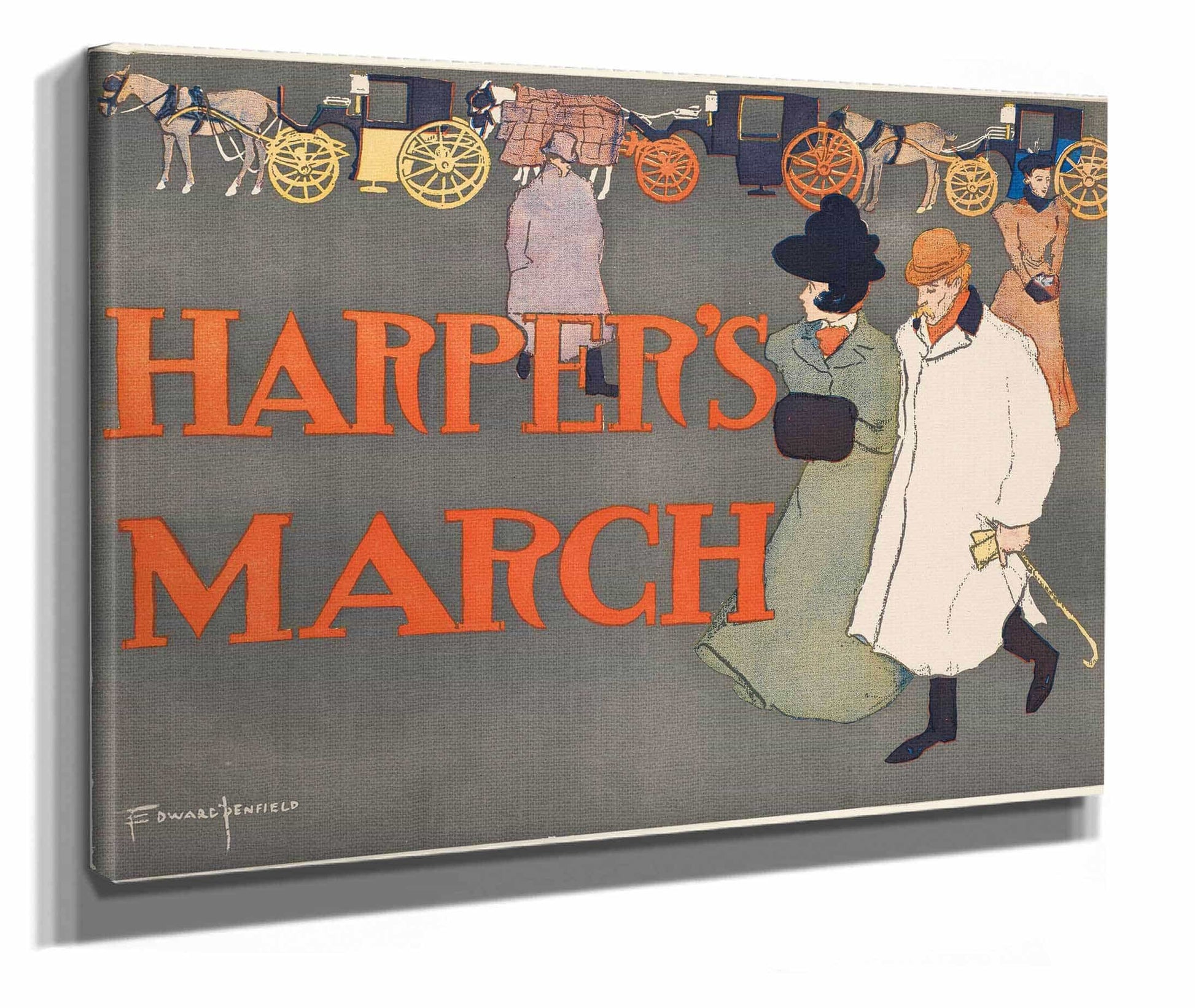 Harpers March by Edward Penfield Posters, Prints, & Visual Artwork