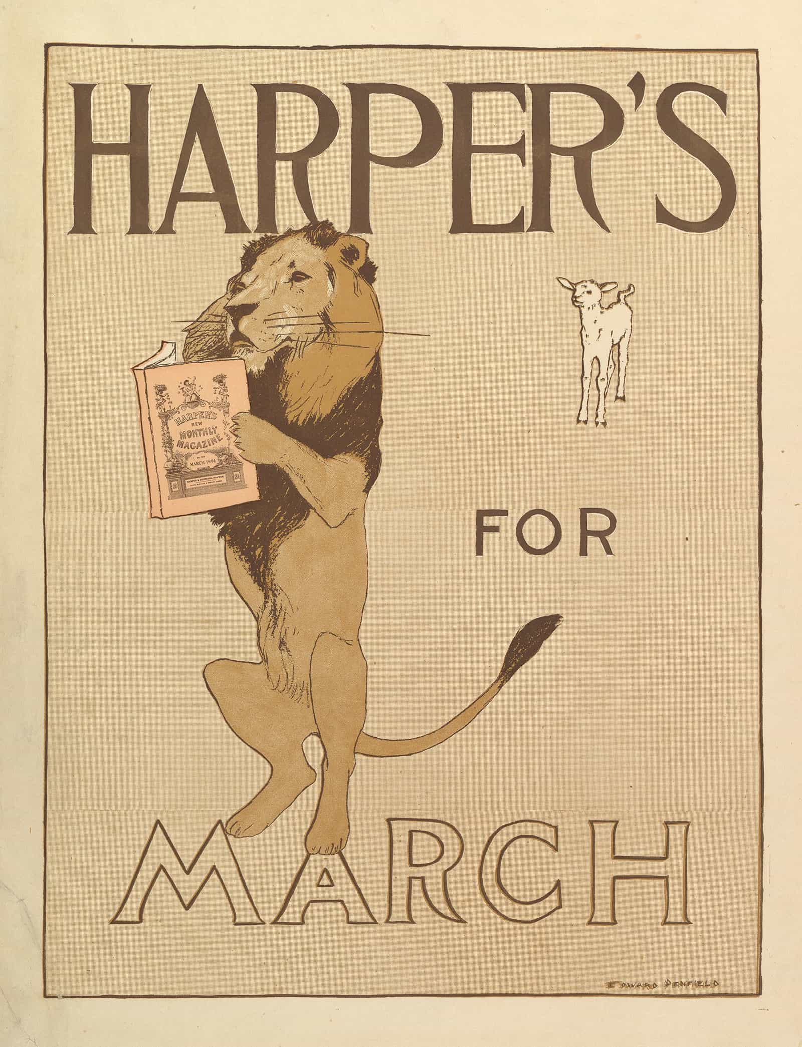 Harpers March by Edward Penfield Posters, Prints, & Visual Artwork