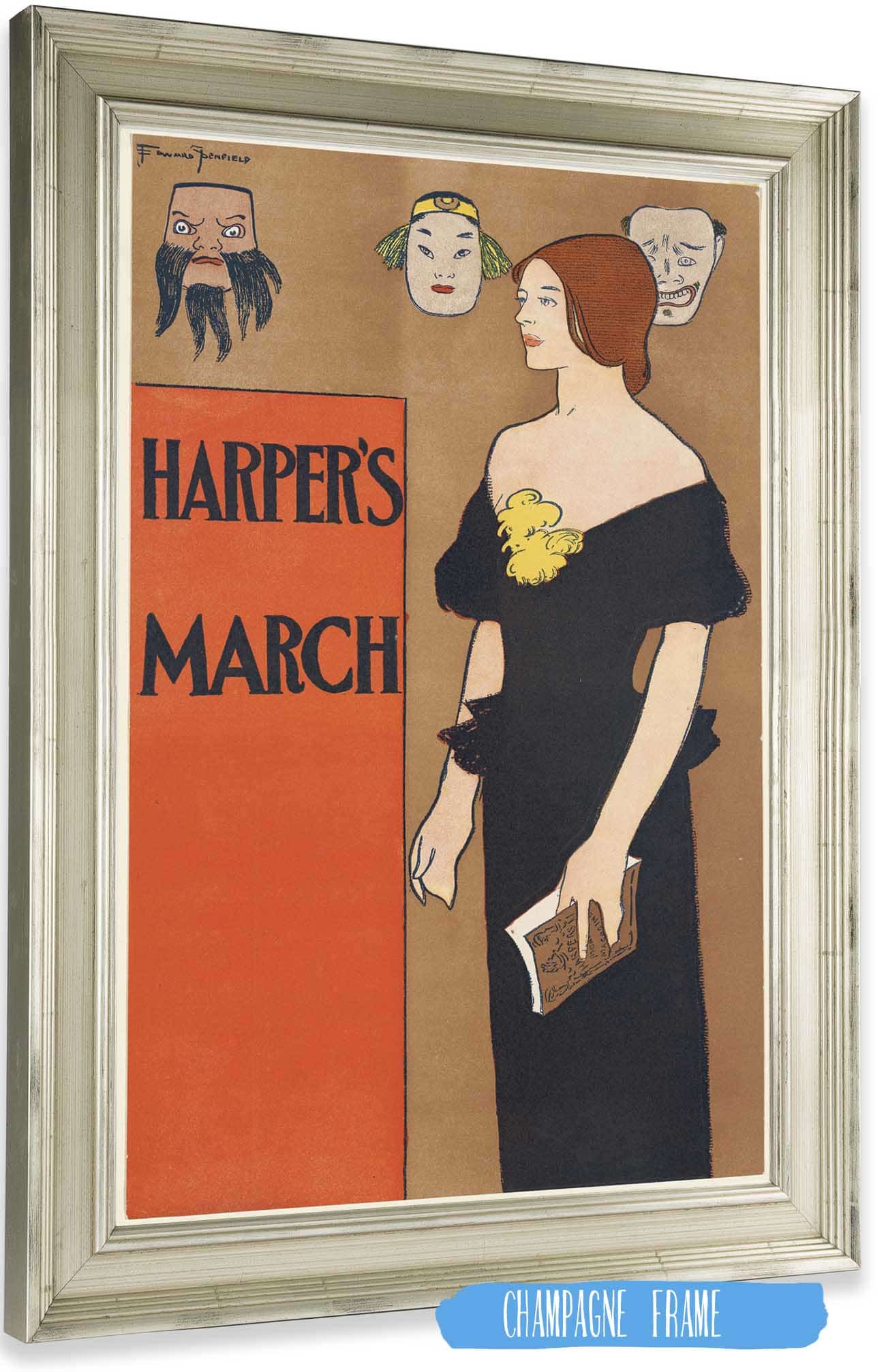 Harpers March by Edward Penfield Posters, Prints, & Visual Artwork