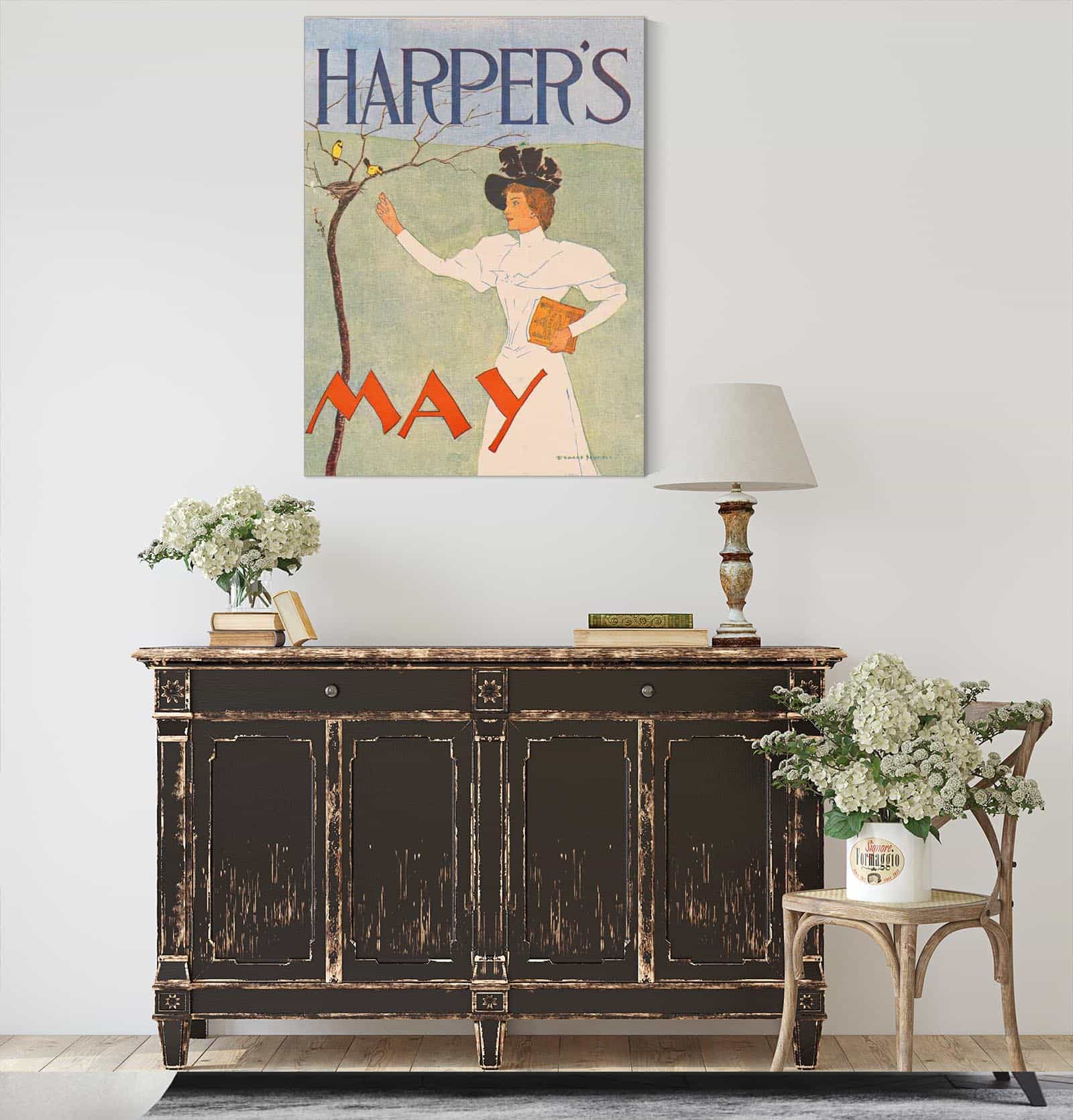 Harpers May  by Edward Penfield Posters, Prints, & Visual Artwork