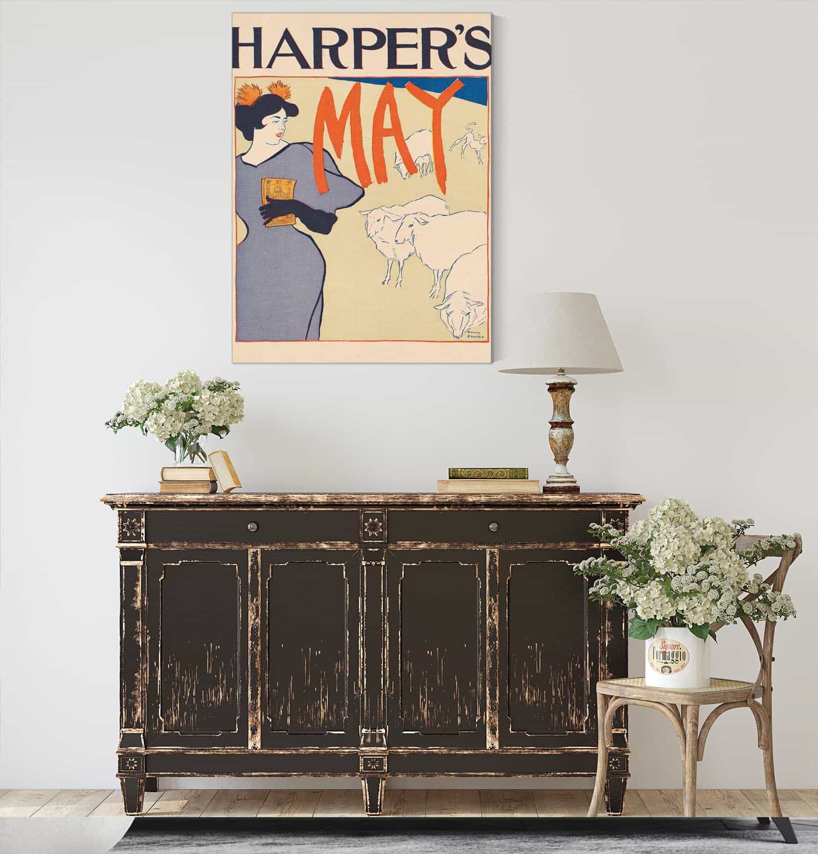Harpers May  by Edward Penfield Posters, Prints, & Visual Artwork