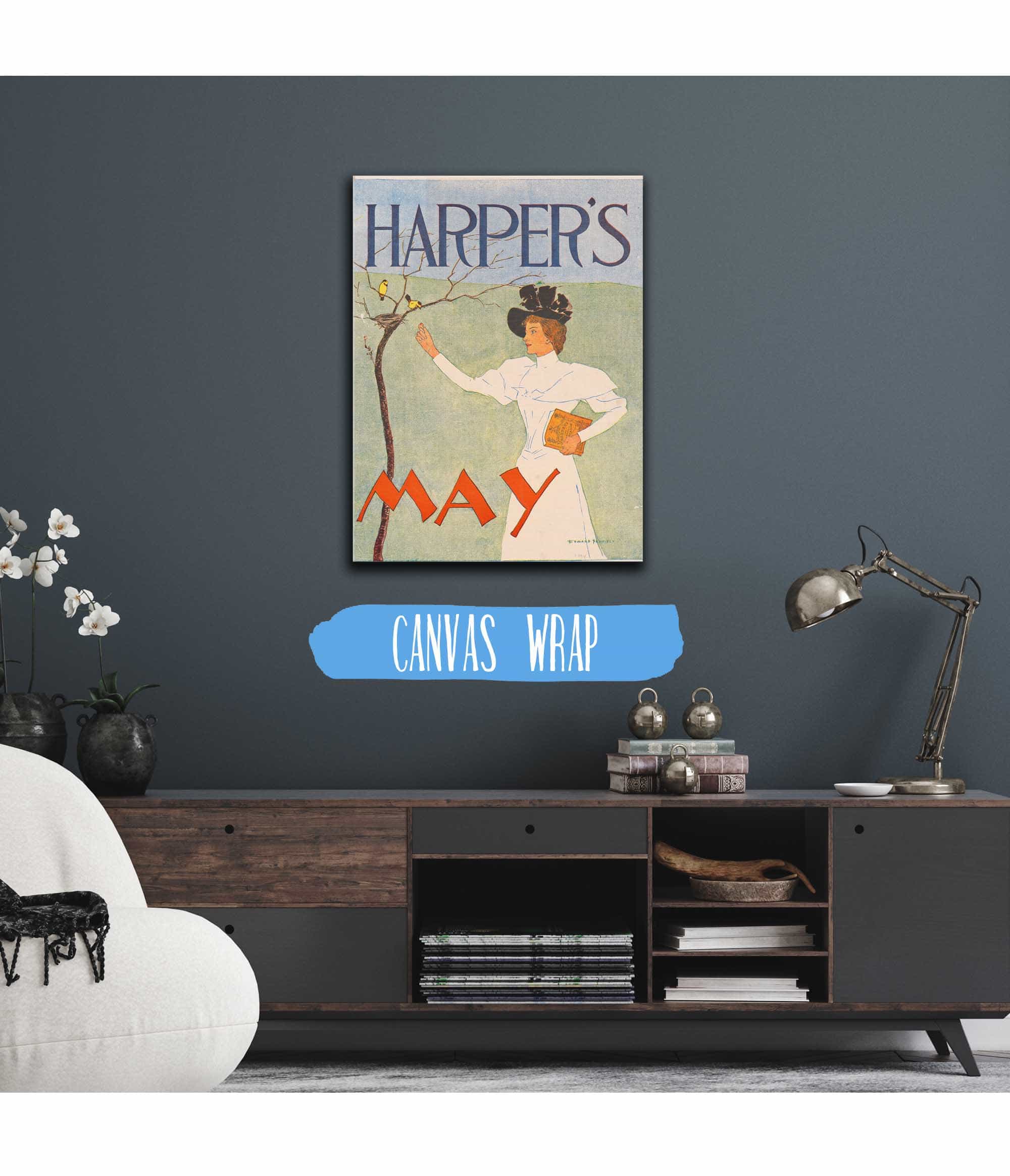 Harpers May  by Edward Penfield Posters, Prints, & Visual Artwork