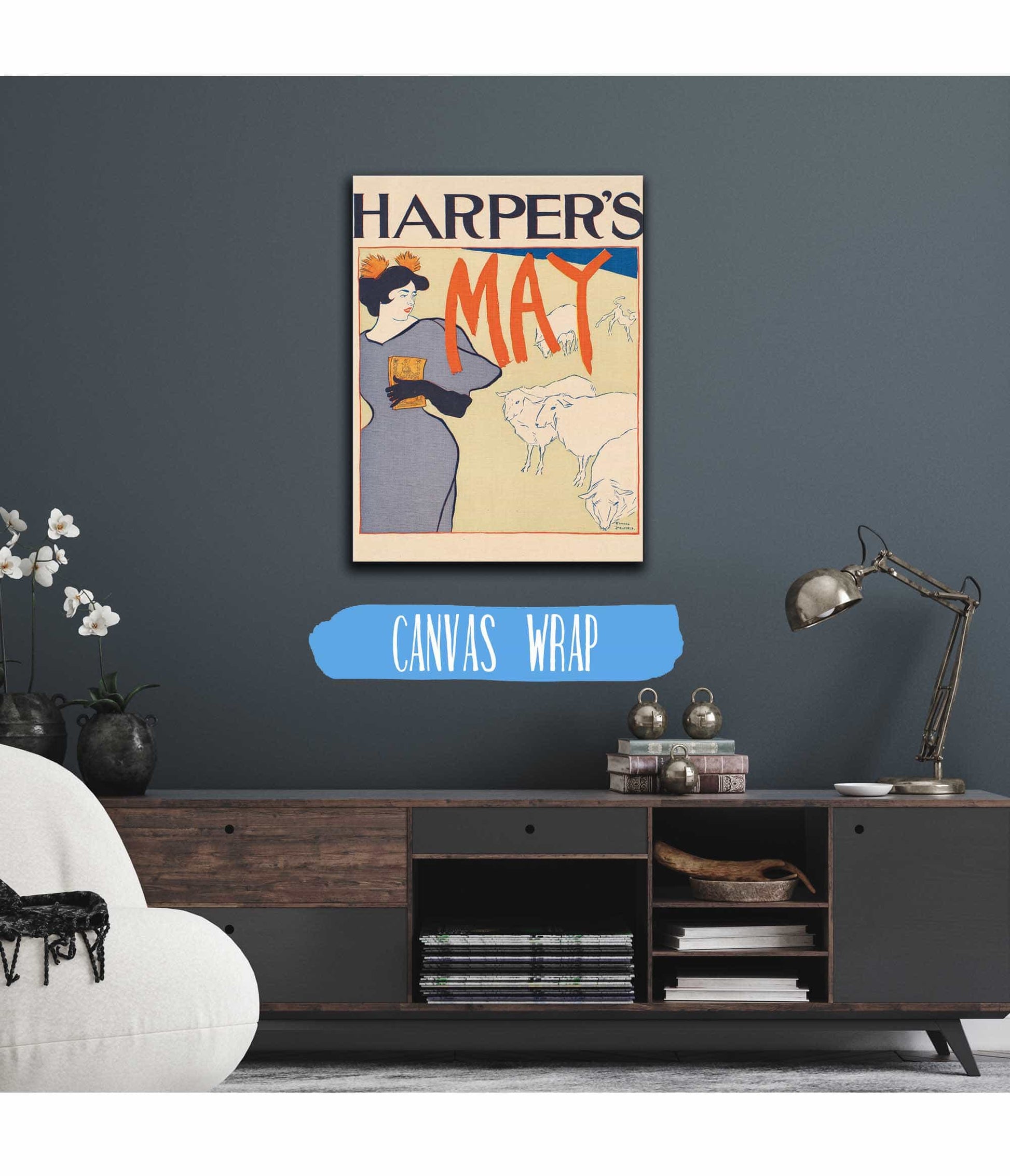 Harpers May  by Edward Penfield Posters, Prints, & Visual Artwork