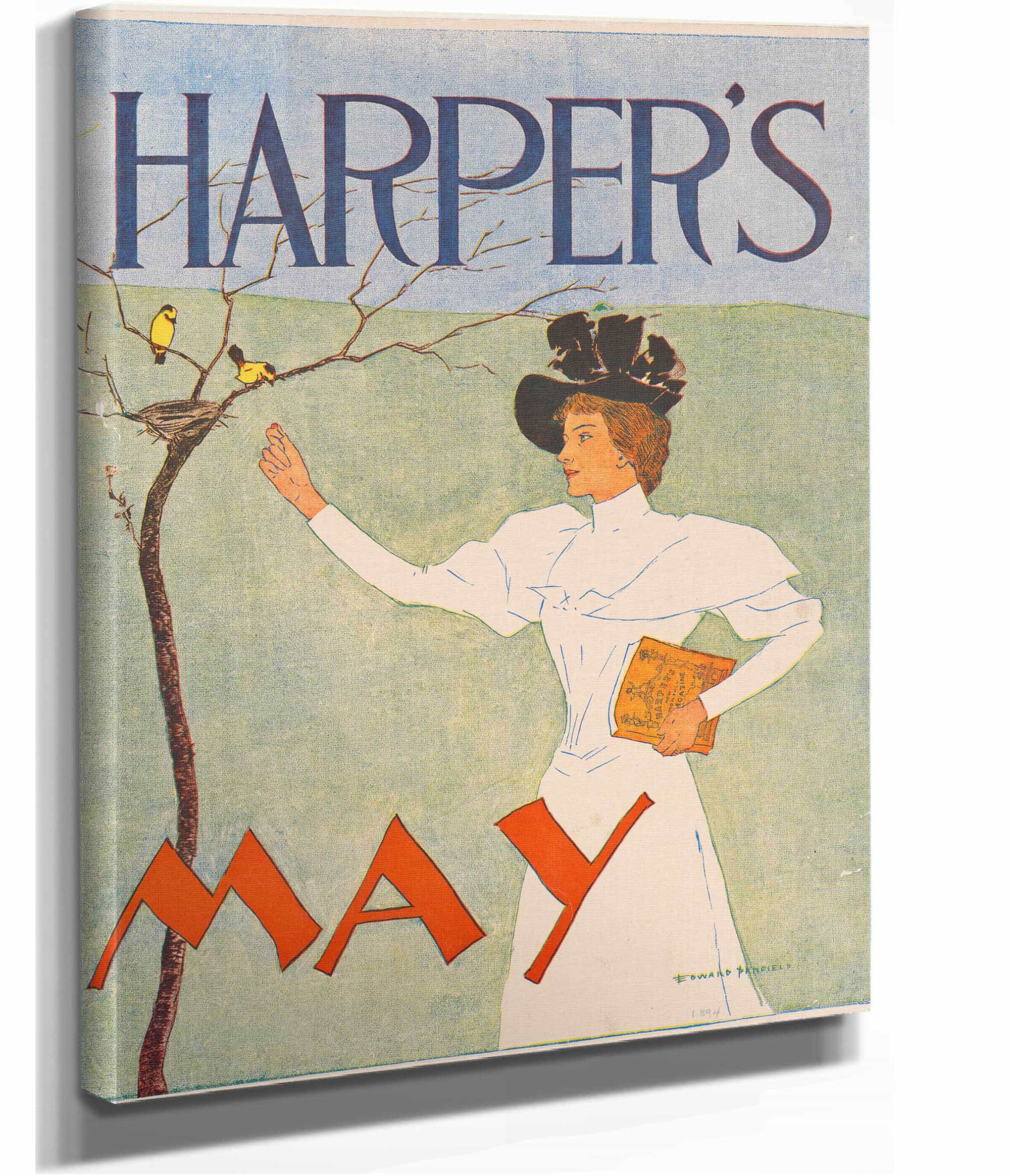 Harpers May  by Edward Penfield Posters, Prints, & Visual Artwork