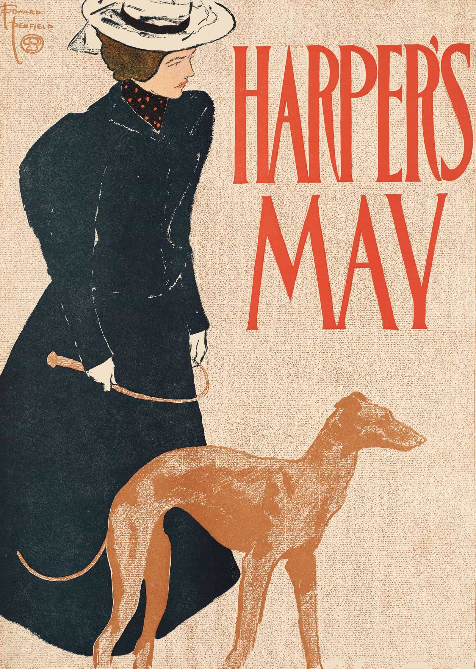 Harpers May  by Edward Penfield Posters, Prints, & Visual Artwork