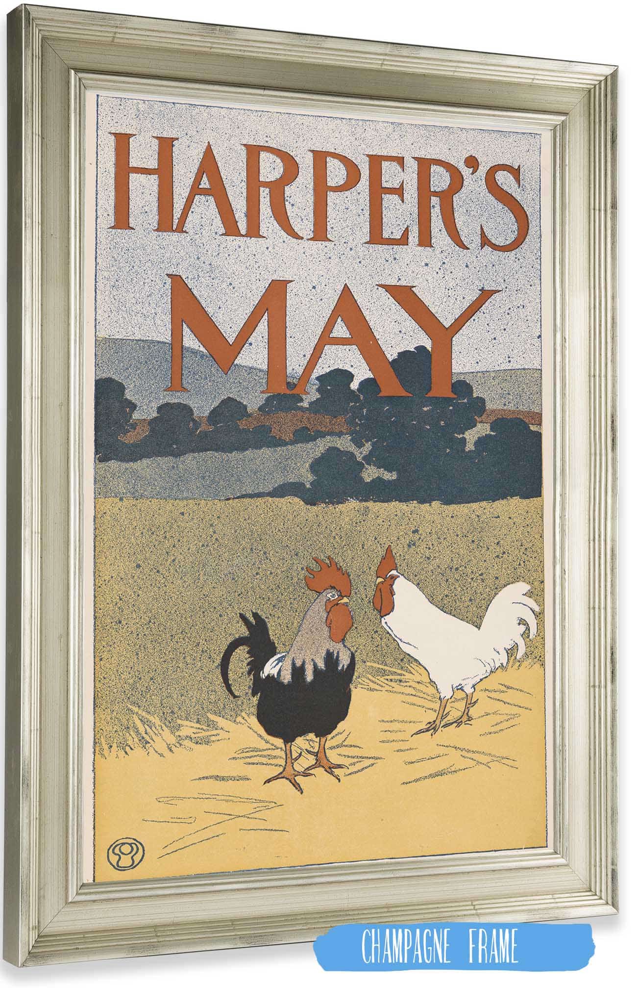 Harpers May  by Edward Penfield Posters, Prints, & Visual Artwork