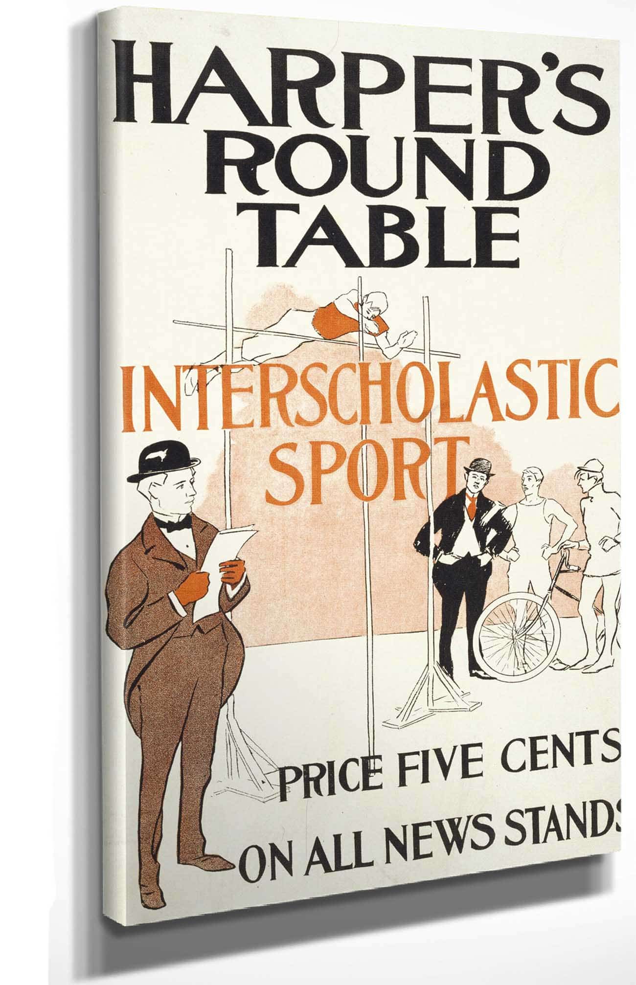 Harpers Round Table Interscholastic Sport by Edward Penfield Posters, Prints, & Visual Artwork