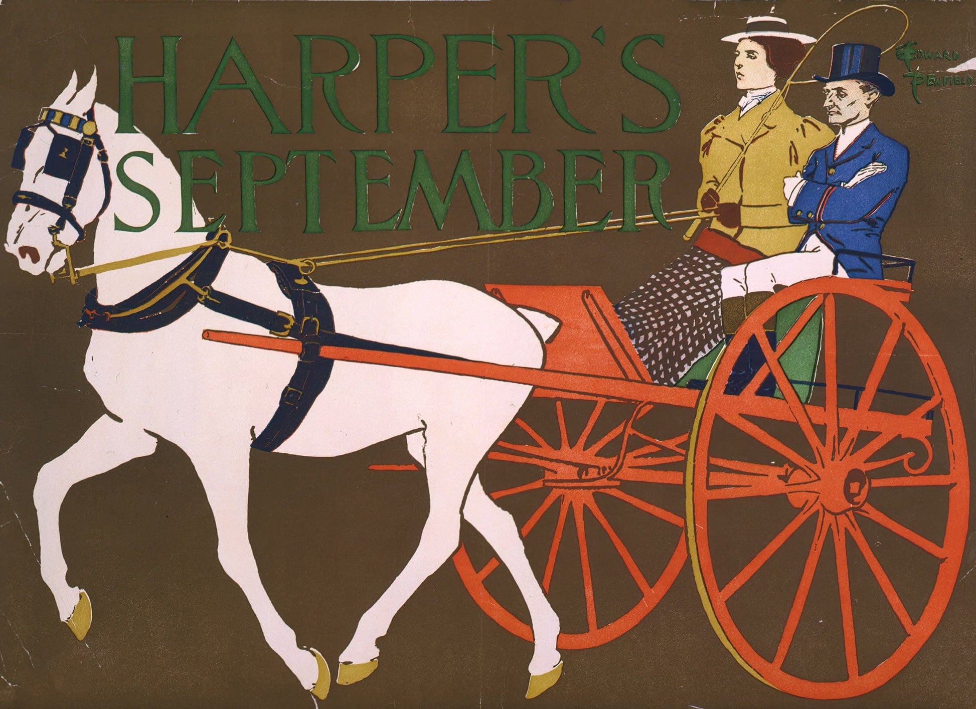 Harpers September by Edward Penfield Posters, Prints, & Visual Artwork