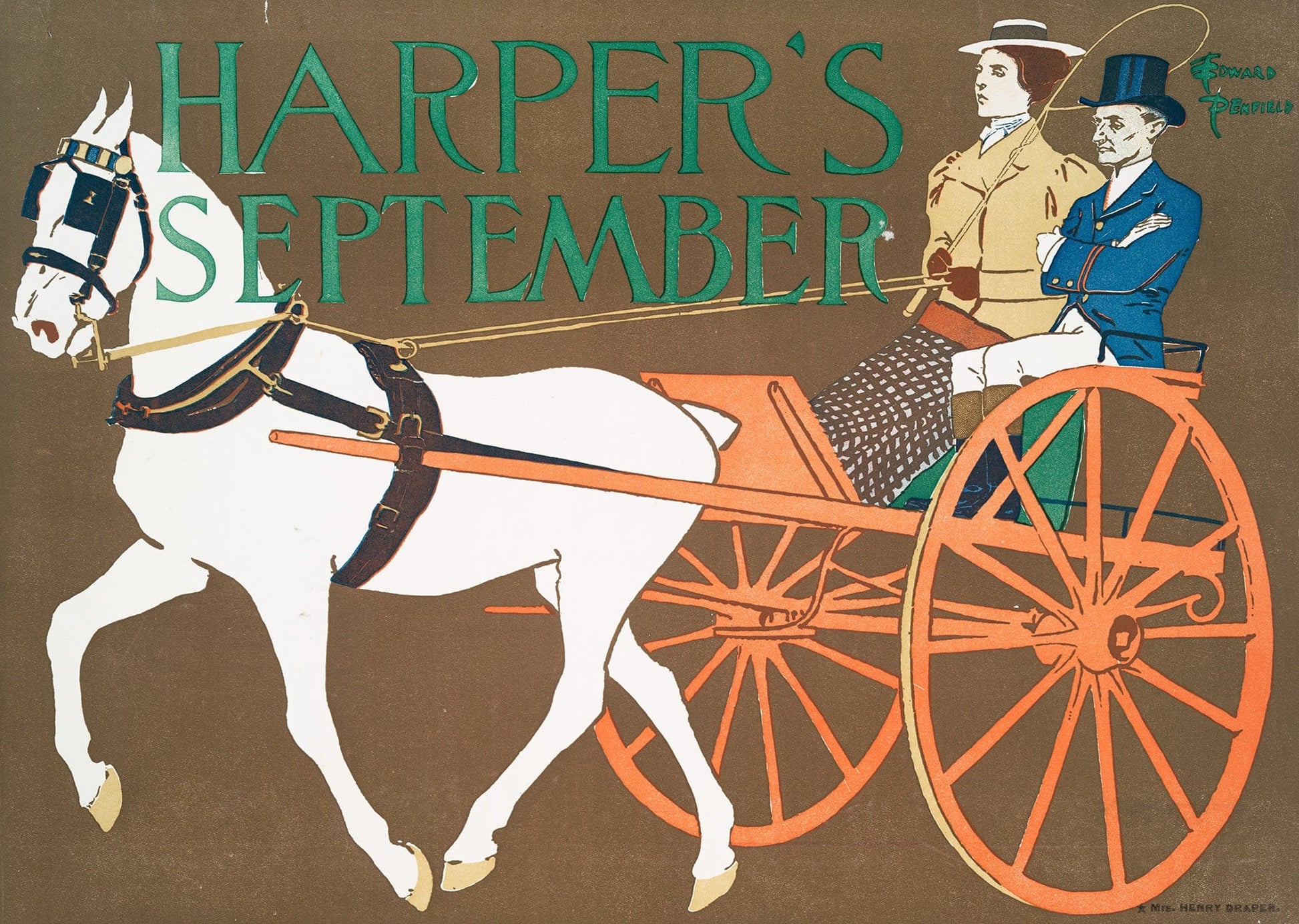 Harpers September by Edward Penfield Posters, Prints, & Visual Artwork