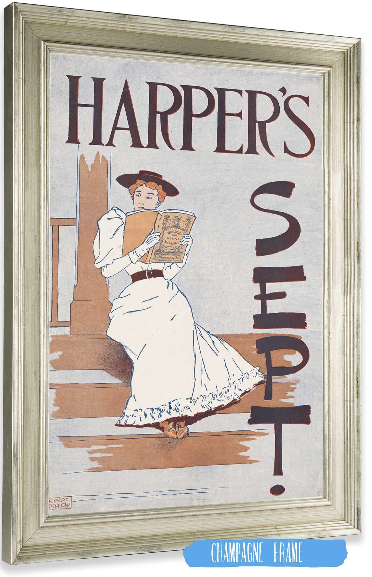 Harpers September by Edward Penfield Posters, Prints, & Visual Artwork