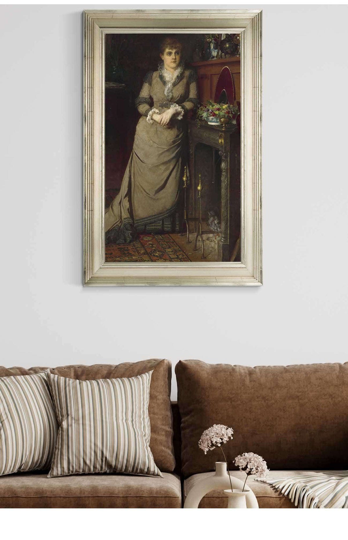 Harriet Hubbard Ayer by Eastman Johnson Posters, Prints, & Visual Artwork