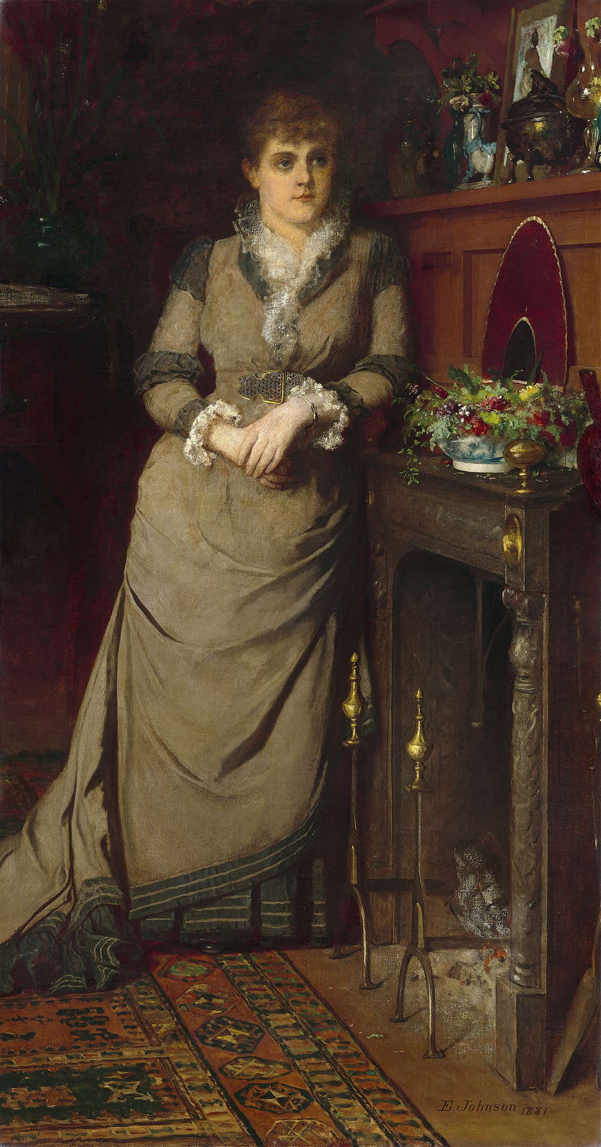 Harriet Hubbard Ayer by Eastman Johnson Posters, Prints, & Visual Artwork