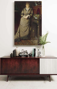 Harriet Hubbard Ayer by Eastman Johnson Posters, Prints, & Visual Artwork