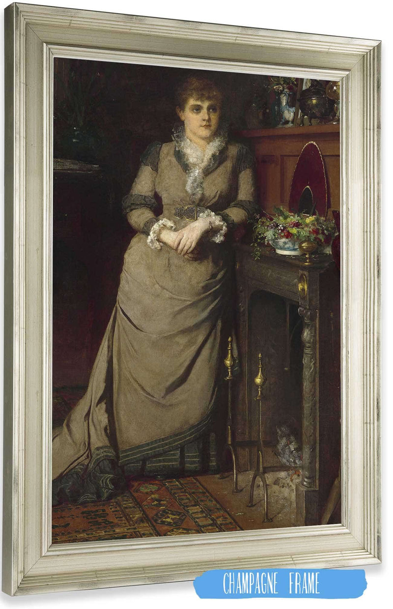 Harriet Hubbard Ayer by Eastman Johnson Posters, Prints, & Visual Artwork