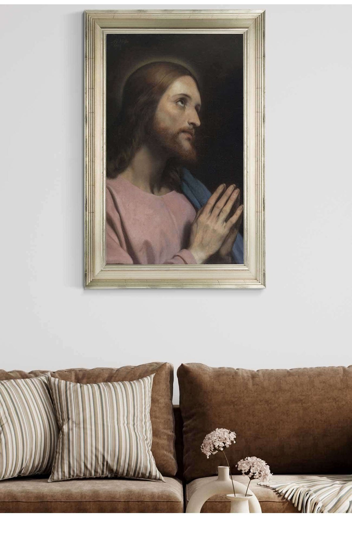 Head Of Christ by Ary Scheffer Posters, Prints, & Visual Artwork