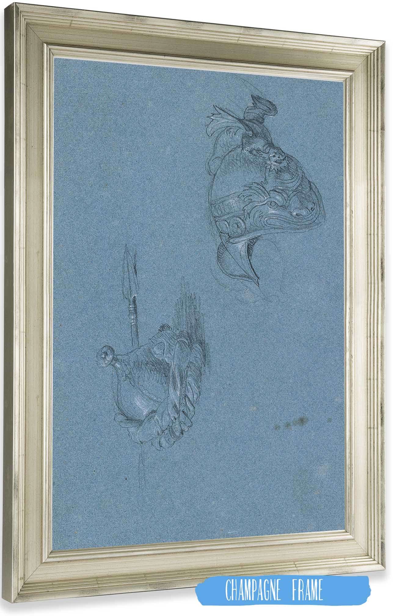 Helmstudien by Johann Peter Krafft Posters, Prints, & Visual Artwork