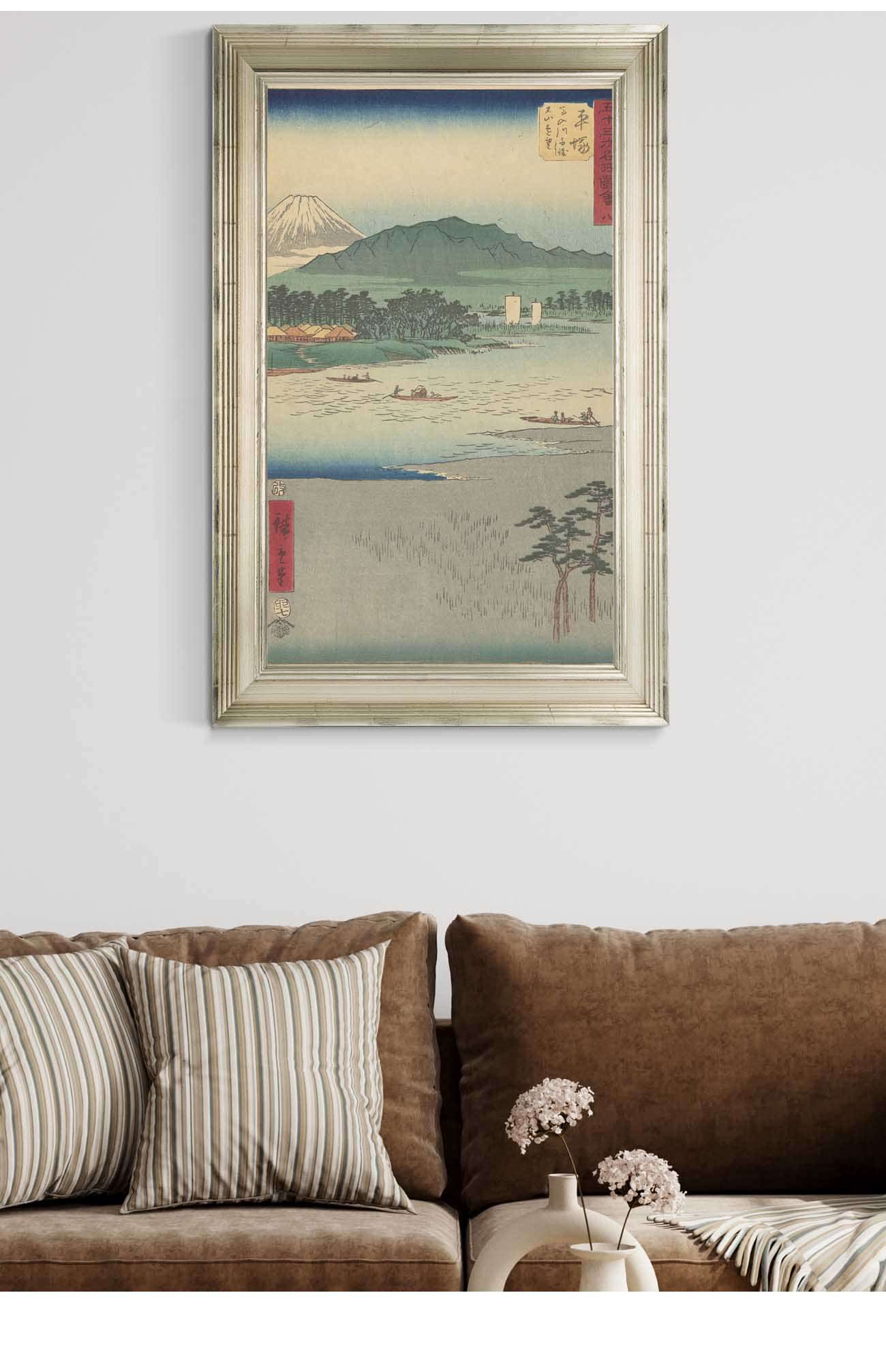 Hiratsuka by Ando Hiroshige Posters, Prints, & Visual Artwork