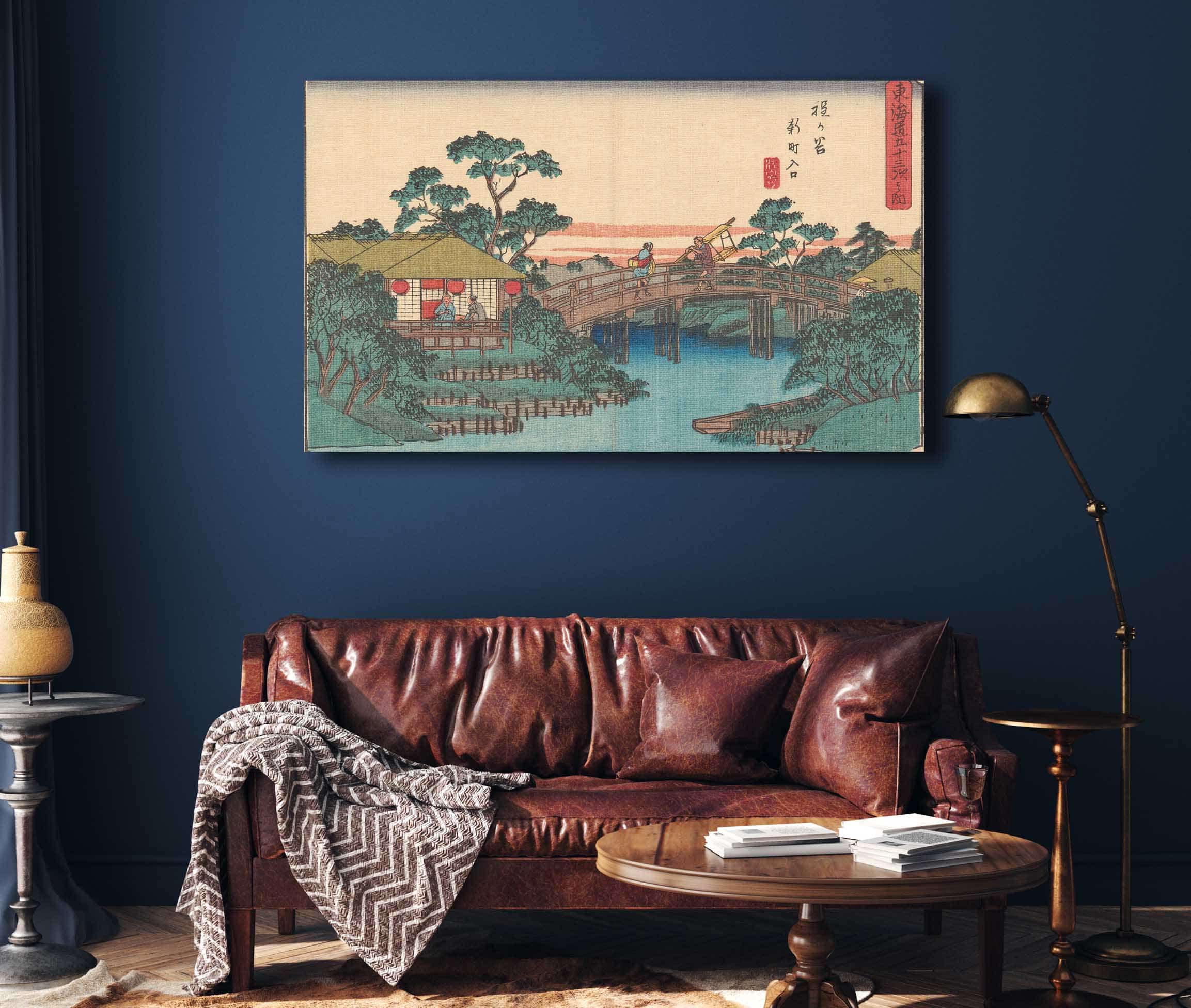 Hodogaya   by Ando Hiroshige Posters, Prints, & Visual Artwork