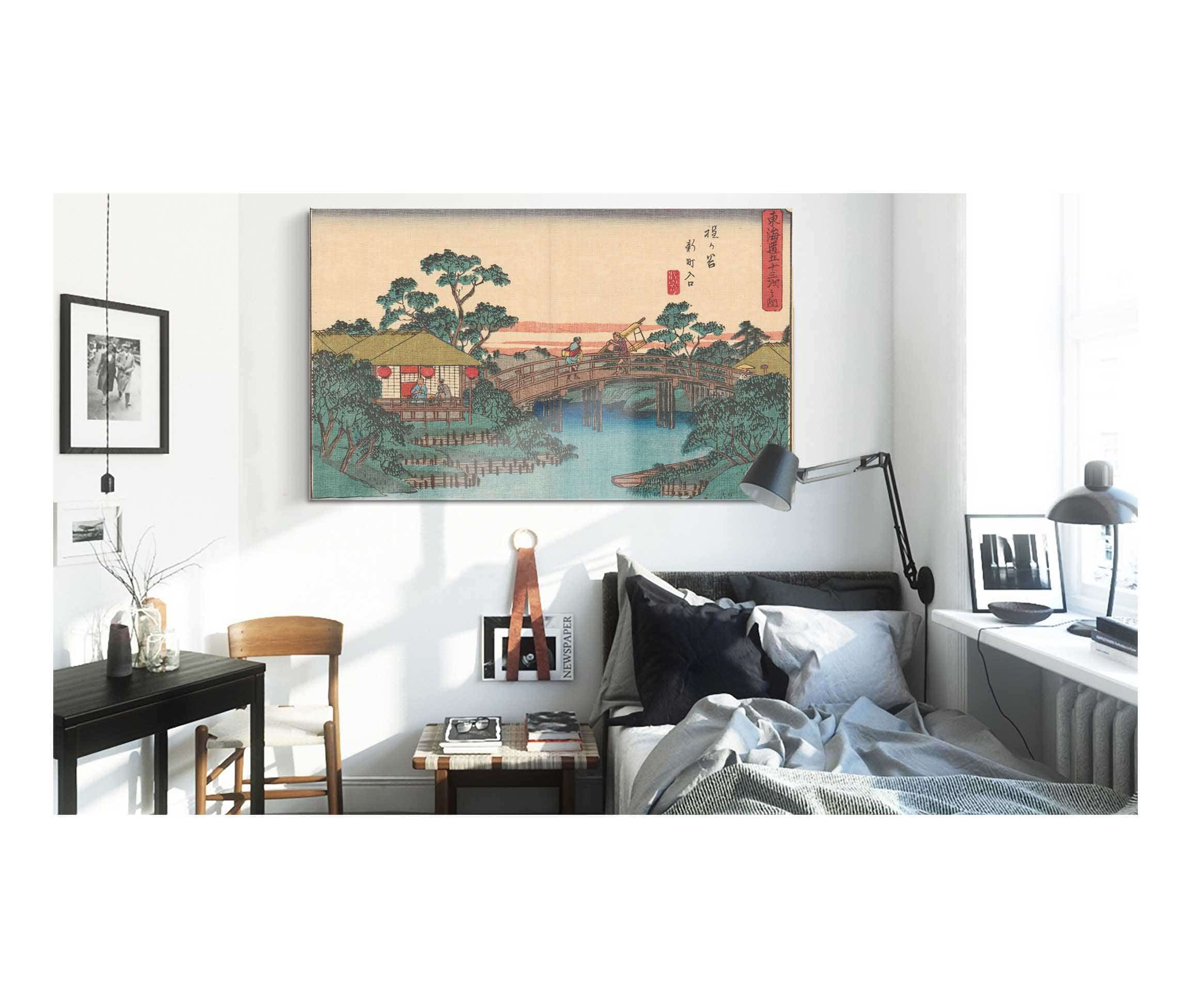 Hodogaya   by Ando Hiroshige Posters, Prints, & Visual Artwork