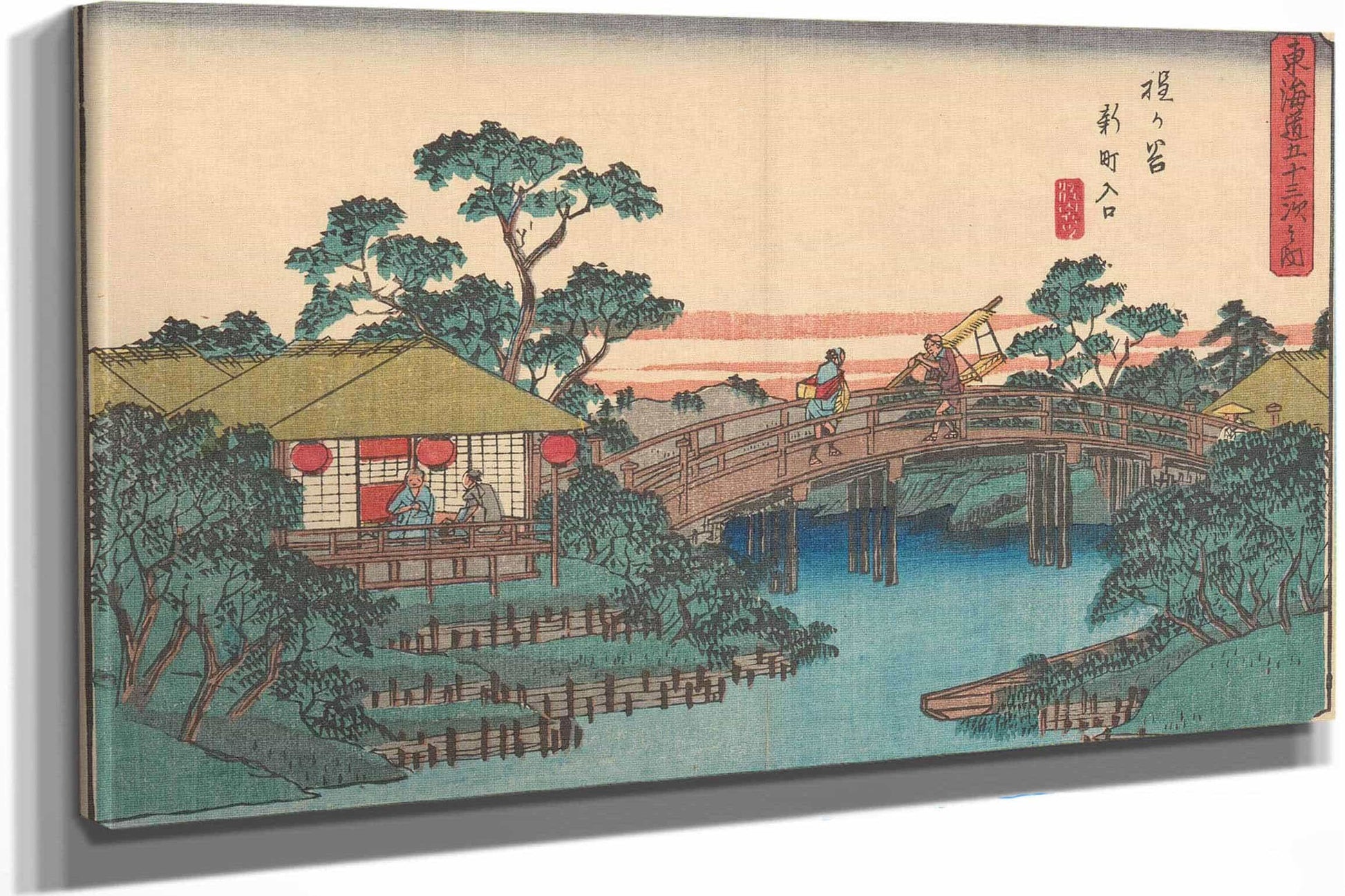 Hodogaya   by Ando Hiroshige Posters, Prints, & Visual Artwork