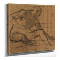 Homme Nu Assis by Pierre Puvis De Chavannes Posters, Prints, & Visual Artwork